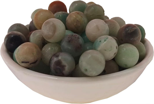 Stone Beads 8mm 100pcs Amazonite Beads Round Loose Gemstones Beads for Bracelet Necklace Jewelry Making (8mm, 60810 Amazonite)