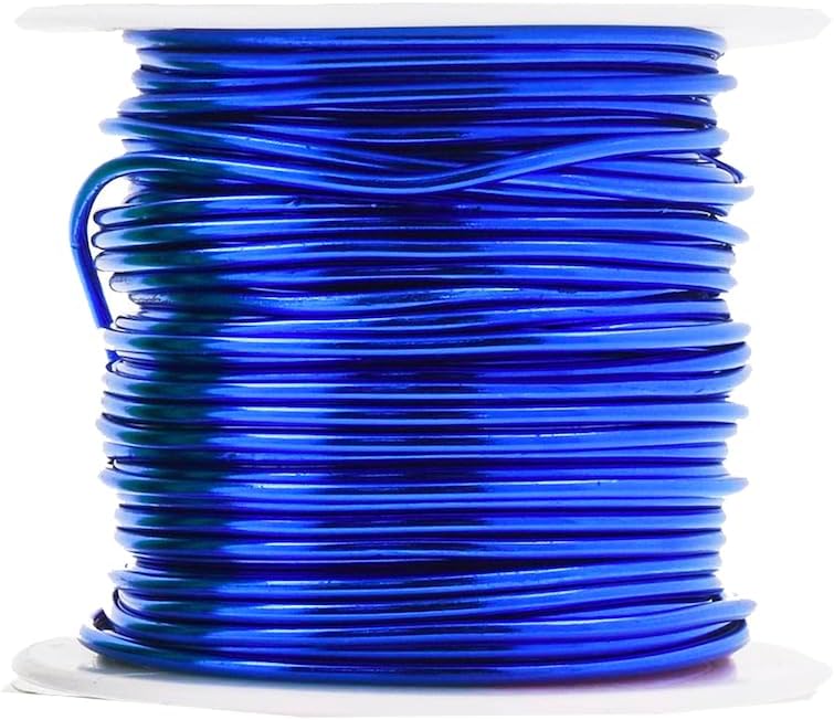 Mandala Crafts 12 Gauge Anodized Aluminum Craft Wire for Jewelry Making - 240 FT Colored Flexible Rainbow Wire - Bendable for Bonsai Armature Crafting Sculpting