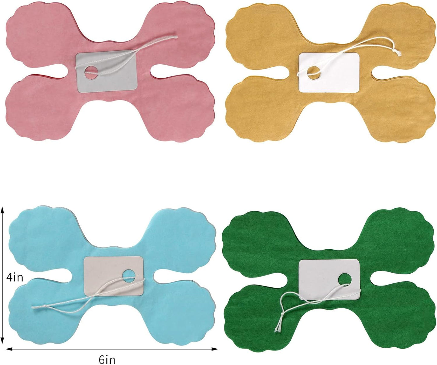 Sage-Green Pink-Gold Party-Decorations Streamers Garland - 12pcs 4-Leaf Clover Paper Streamer Wedding Bridal Shower Bachelorette Engagement Paper Flowers Banners Valentines Mothers Day Decor Ouruola