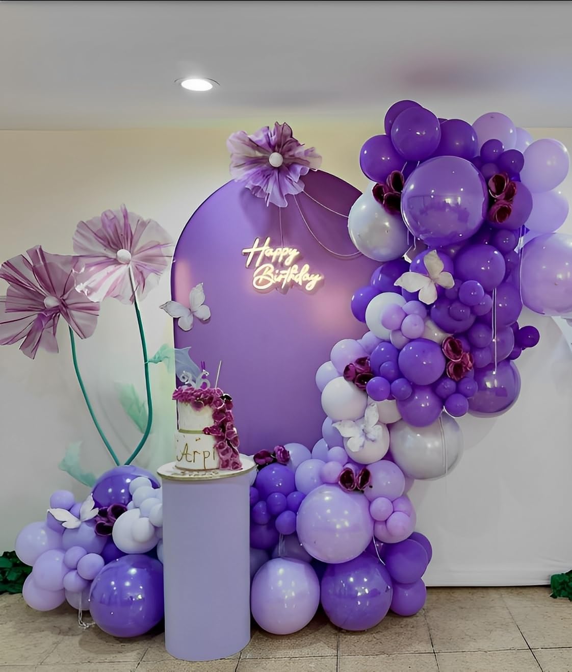 Purple Balloons Royal Purple Balloon, 50PCS Metallic Purple Confetti Latex Balloons Party Decorations 12 Inch for Birthday,Graduation,Bridal Shower,Wedding Decorations