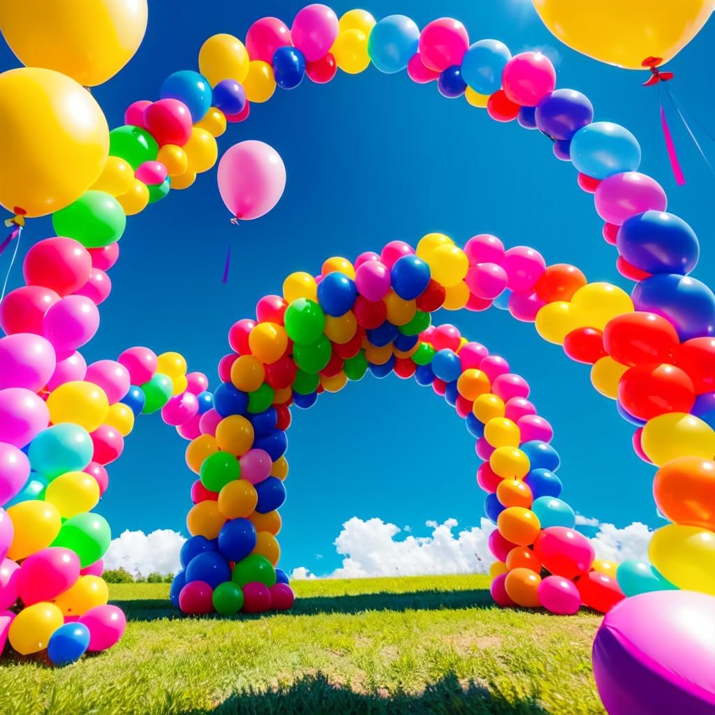 1500 Pack Balloons 15 Kinds Colors 12 inch Rainbow Latex Party Balloon Bulk for Various Party Events Decorations