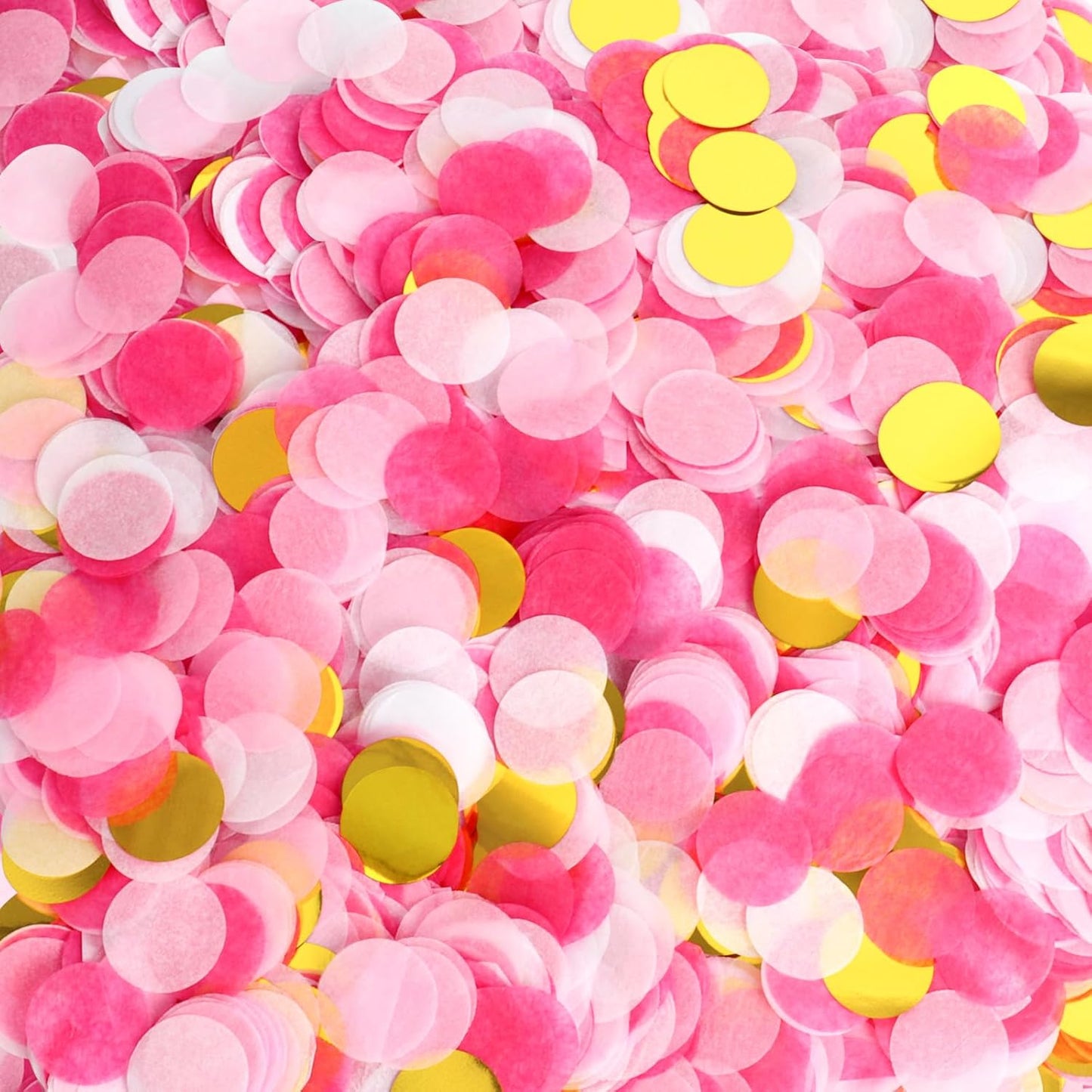 RYKOMO 10000 Pieces 1 Inch Round Tissue Paper Table Confetti Dots 3.5oz Multicolor Round Tissue Confetti for Craft DIY Scrapbooking Birthday Balloons Party Festival