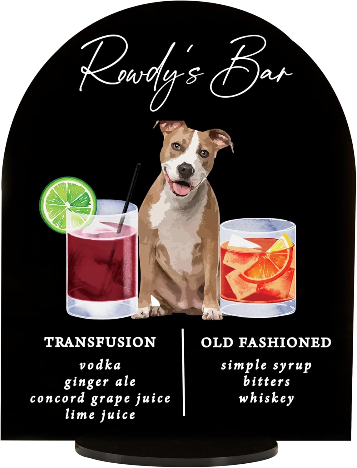 Pet Signature Drink Wedding Signs