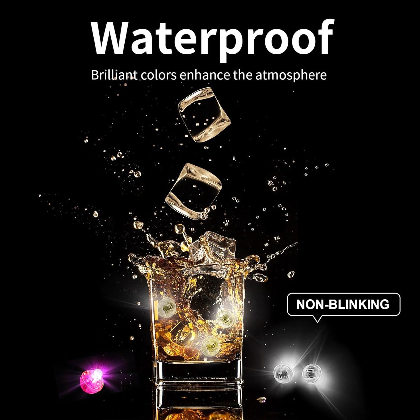 Aogist 200pcs Red Balloon Light,Long Standby Time Waterproof Mini Ball Light,Round LED Flash Lamp for Paper Lantern Balloon Party,Wedding,Birthday,Festival,New Year and Christmas Decorative