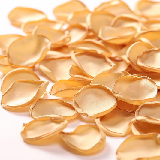 TINGE TIME Silk Rose Petals Flower Petals for Wedding Flower Girl Basket Aisle Scatter Dinner Table Centerpieces Party Confetti Bridal Shower Romantic Night Decoration (Champagne)