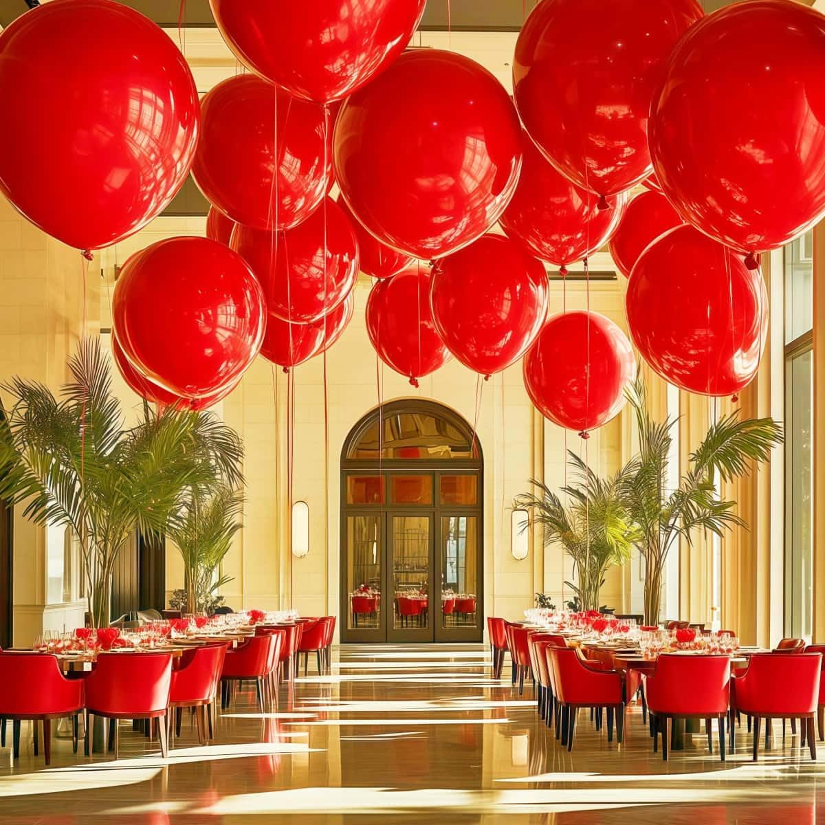 30 Pack Red Balloons 36 Inch Red Latex Party Large Balloon Bulk for Various Party Events Decorations