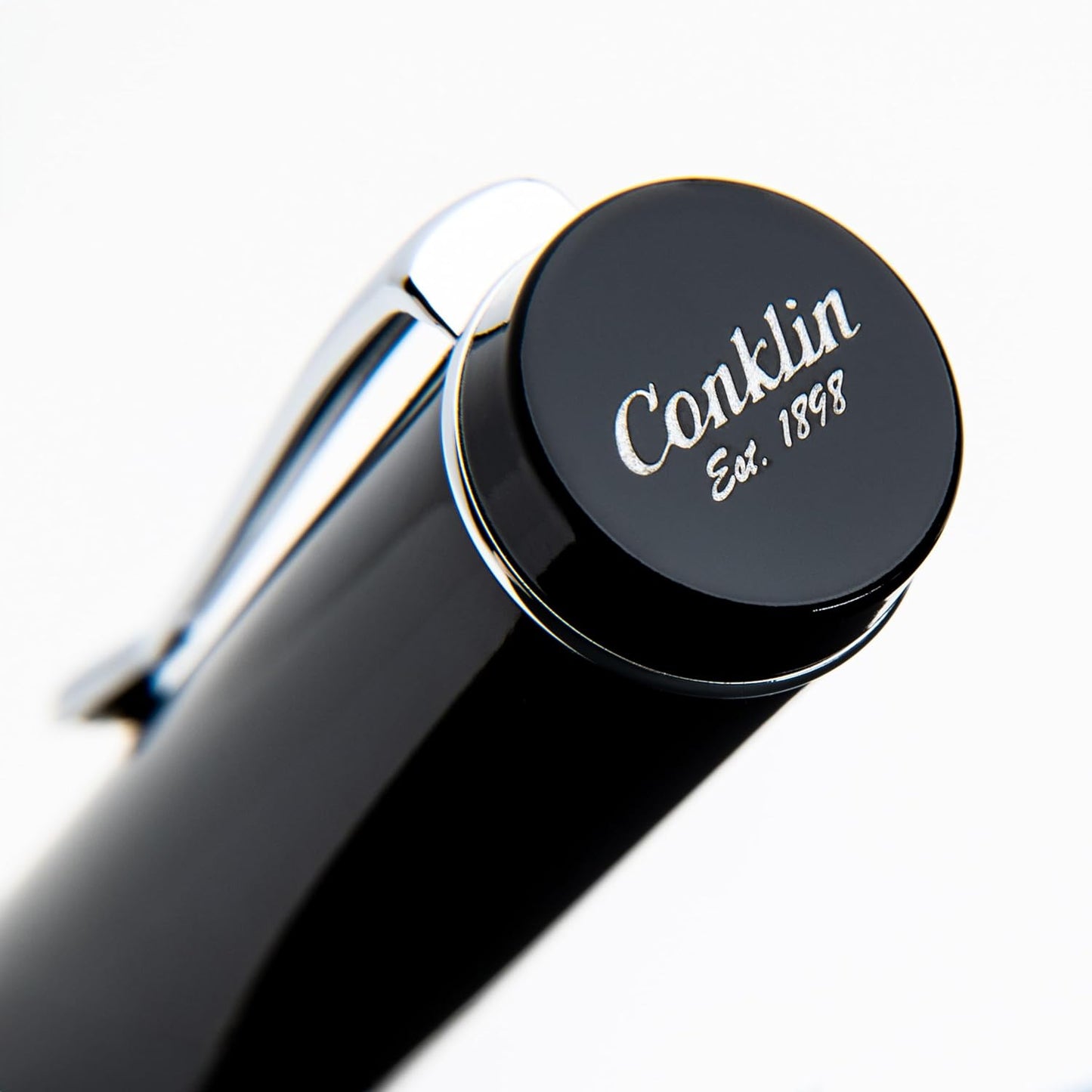 Conklin Duragraph Fountain Pen Red Nights - Fine Nib, Luxury Writing Instrument with Bold Red Finish