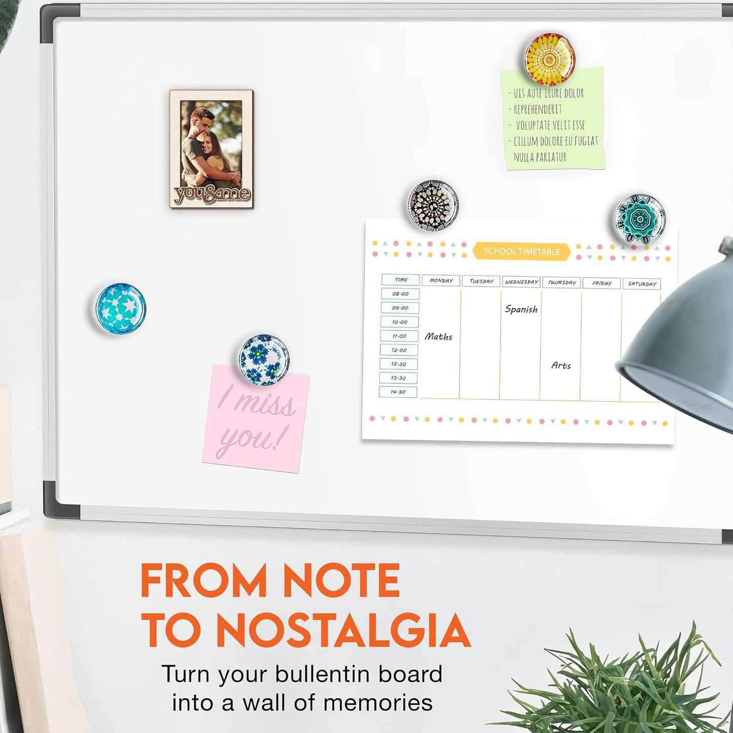 Magnetic Picture Frames - YOU & ME - Christmas Gift for Couple - Romantic Gift For Her, Him - Unique Magnet Photo Frame For Women, Men - Magnetic Frames for Refrigerator, Locker & More