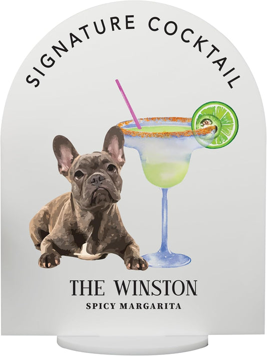 Pet Signature Drink Wedding Signs