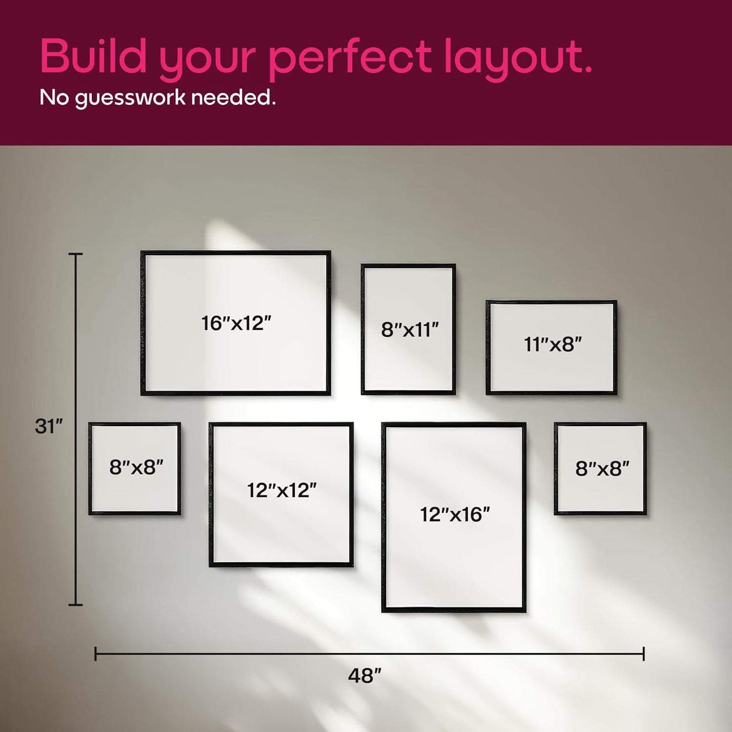 Mixtiles Official - Custom Photo Tiles - Personalized Printed Photos - Magnetic Wall Frames - Adhesive Sticker, No Nails - Various Sizes and Frames - wild-visual-7-Tile - Canvas Frame