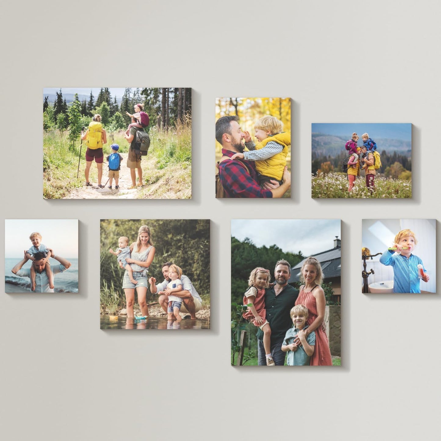 Mixtiles Official - Custom Photo Tiles - Personalized Printed Photos - Magnetic Wall Frames - Adhesive Sticker, No Nails - Various Sizes and Frames - wild-visual-7-Tile - Frameless