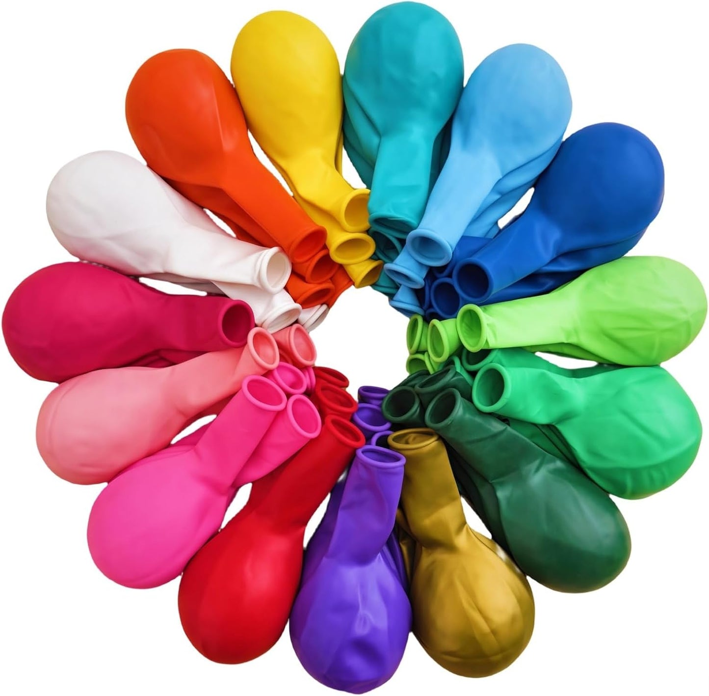 300 Pcs 12 Inch Balloons 15 Kinds Colors Latex Colorful Party Balloon Bulk for Various Party Events Decorations
