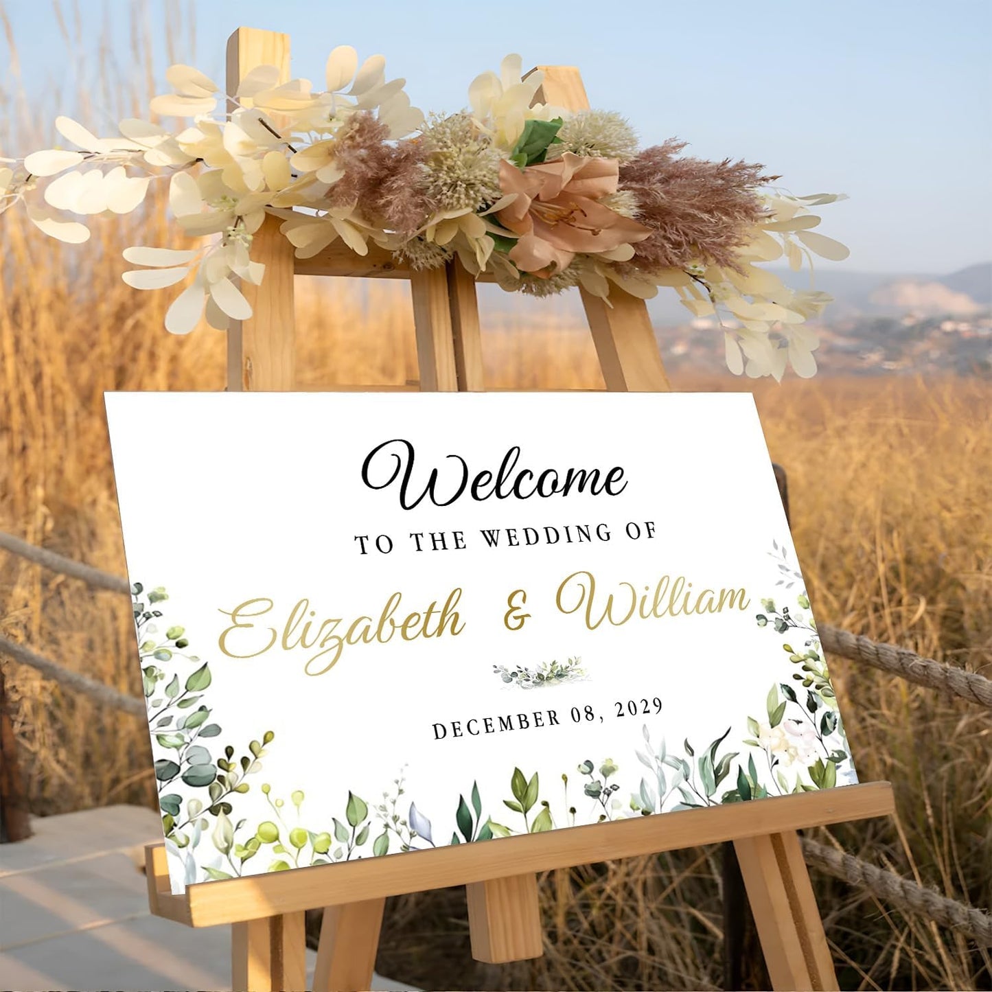 Personalized Wedding Welcome Sign, Sweets Sign For Wedding, Rustic Wedding Decorations For Ceremony, Wedding Memorial Sign, Wedding Shower Sign Decoration