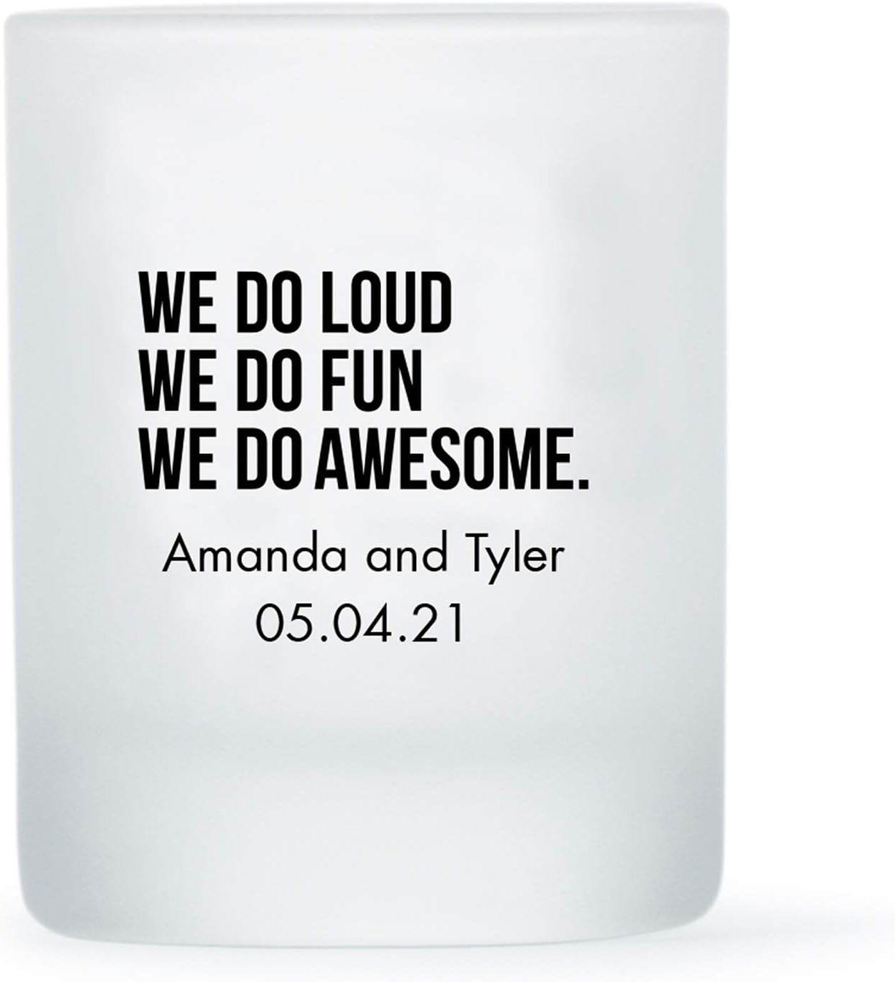 WEDDINGSTAR Personalized 3oz Frosted Shot Glass Customizable Full Color Print - 168 pack