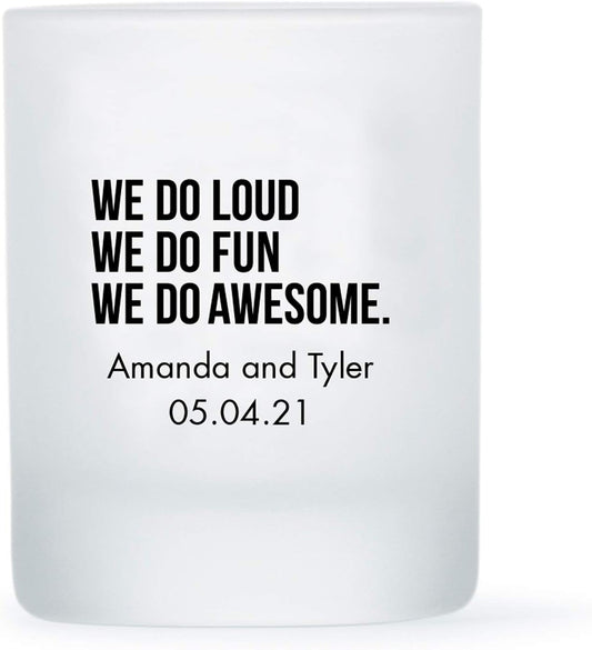 WEDDINGSTAR Personalized 3oz Frosted Shot Glass Customizable Full Color Print - 168 pack