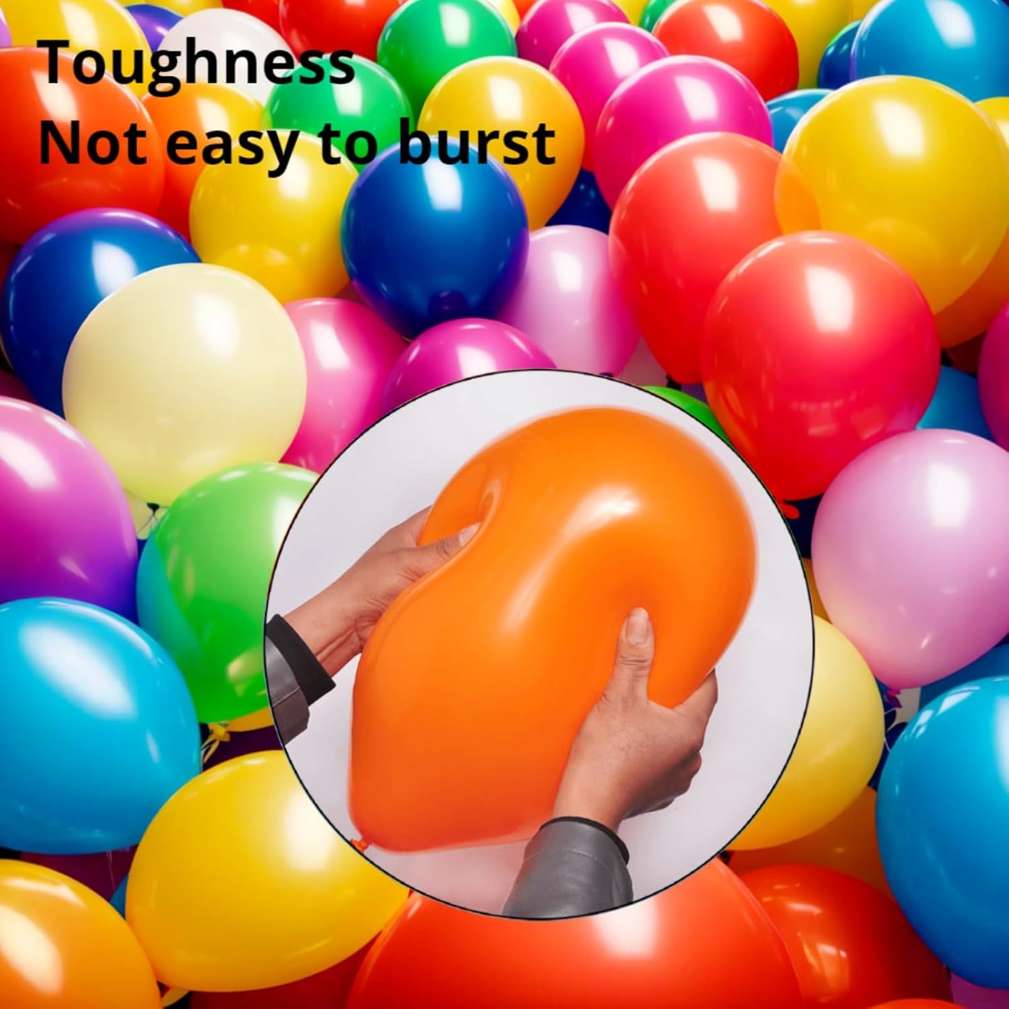 300 Pcs 12 Inch Balloons 15 Kinds Colors Latex Colorful Party Balloon Bulk for Various Party Events Decorations