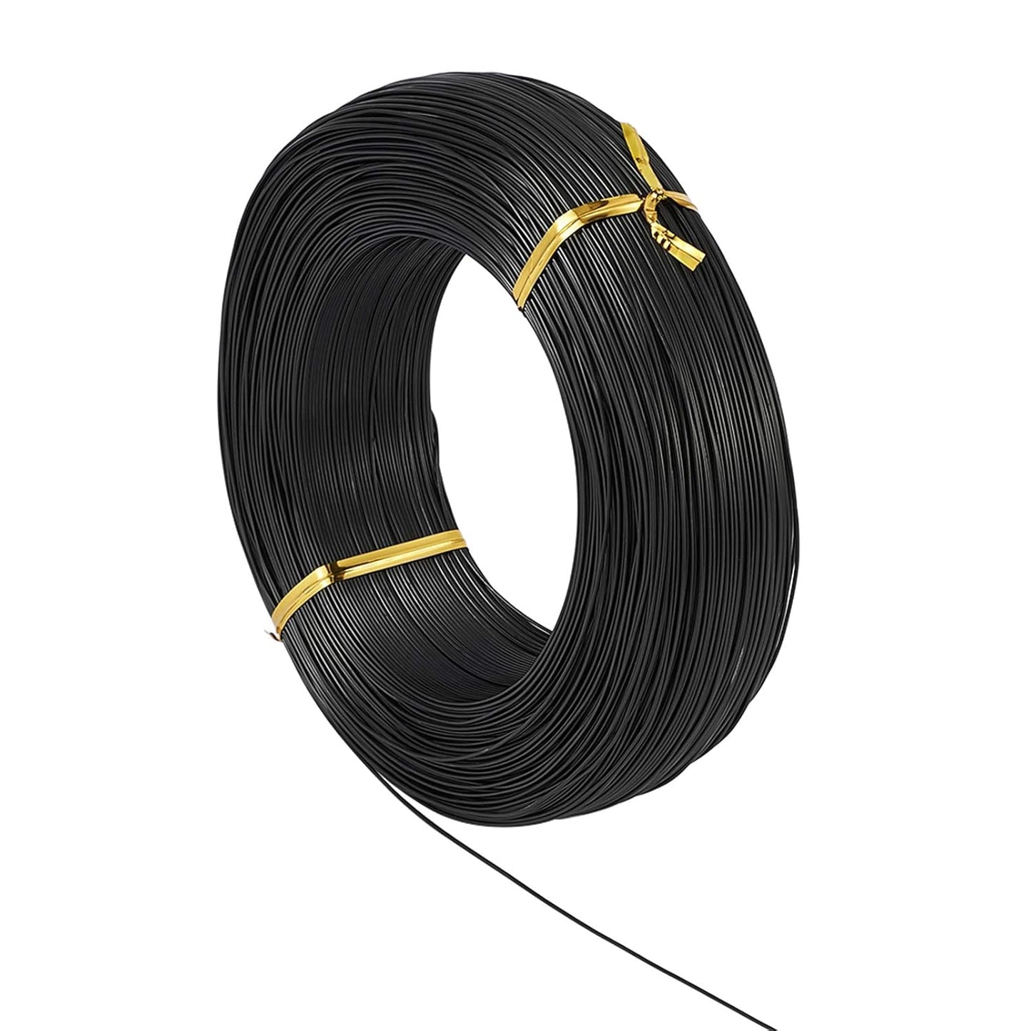 Fashewelry 984 Feet 0.8mm Black Aluminum Wire Bendable Metal Craft Wire String for Beading Sculpting Jewelry Making