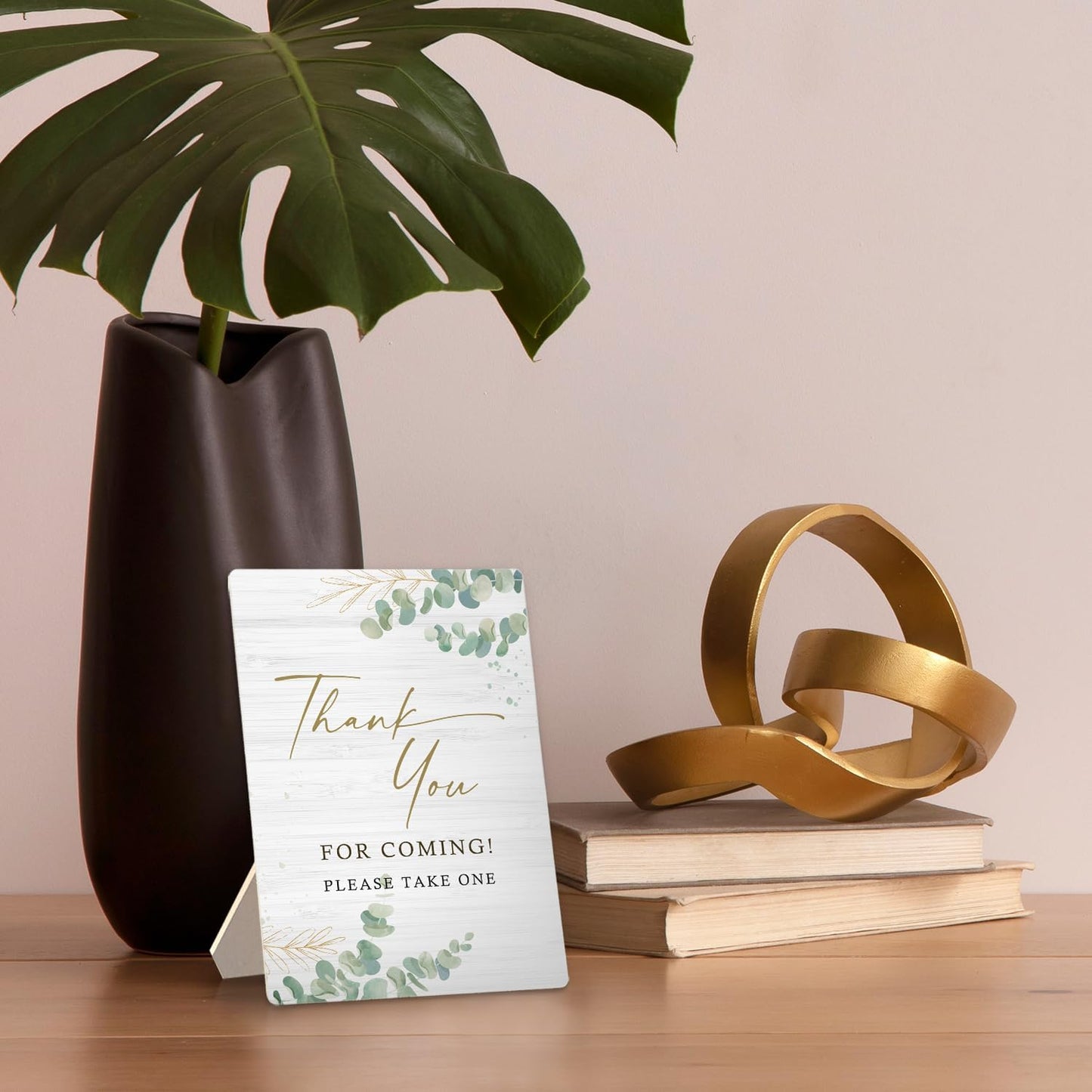 Wedding Wooden Stand 5x7 Inch,Bridal Shower Wooden Sign,Wedding Welcome Table Sign,Please Take One Sign,Baby Shower Sign,Thank You For Coming Gifts