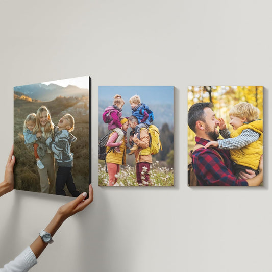 Mixtiles Official - Custom Photo Tiles - Personalized Printed Photos - Magnetic Wall Frames - Adhesive Sticker, No Nails - Various Sizes and Frames - large-set-Tile - Frameless