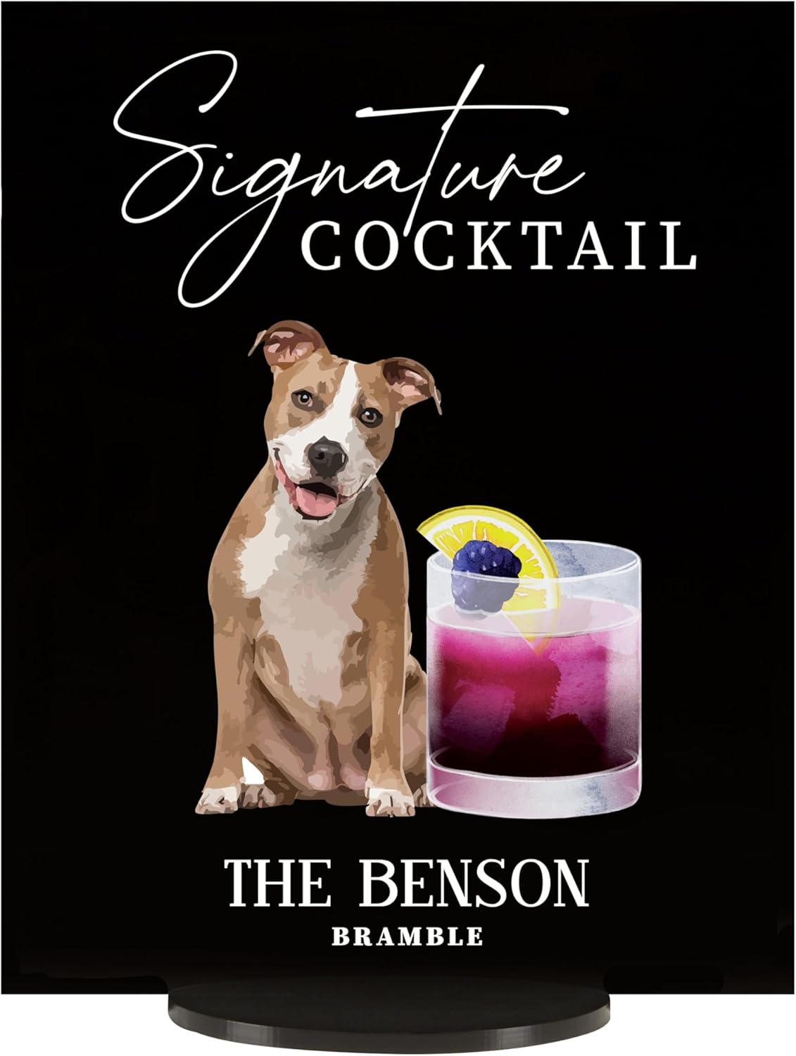 Pet Signature Drink Wedding Signs