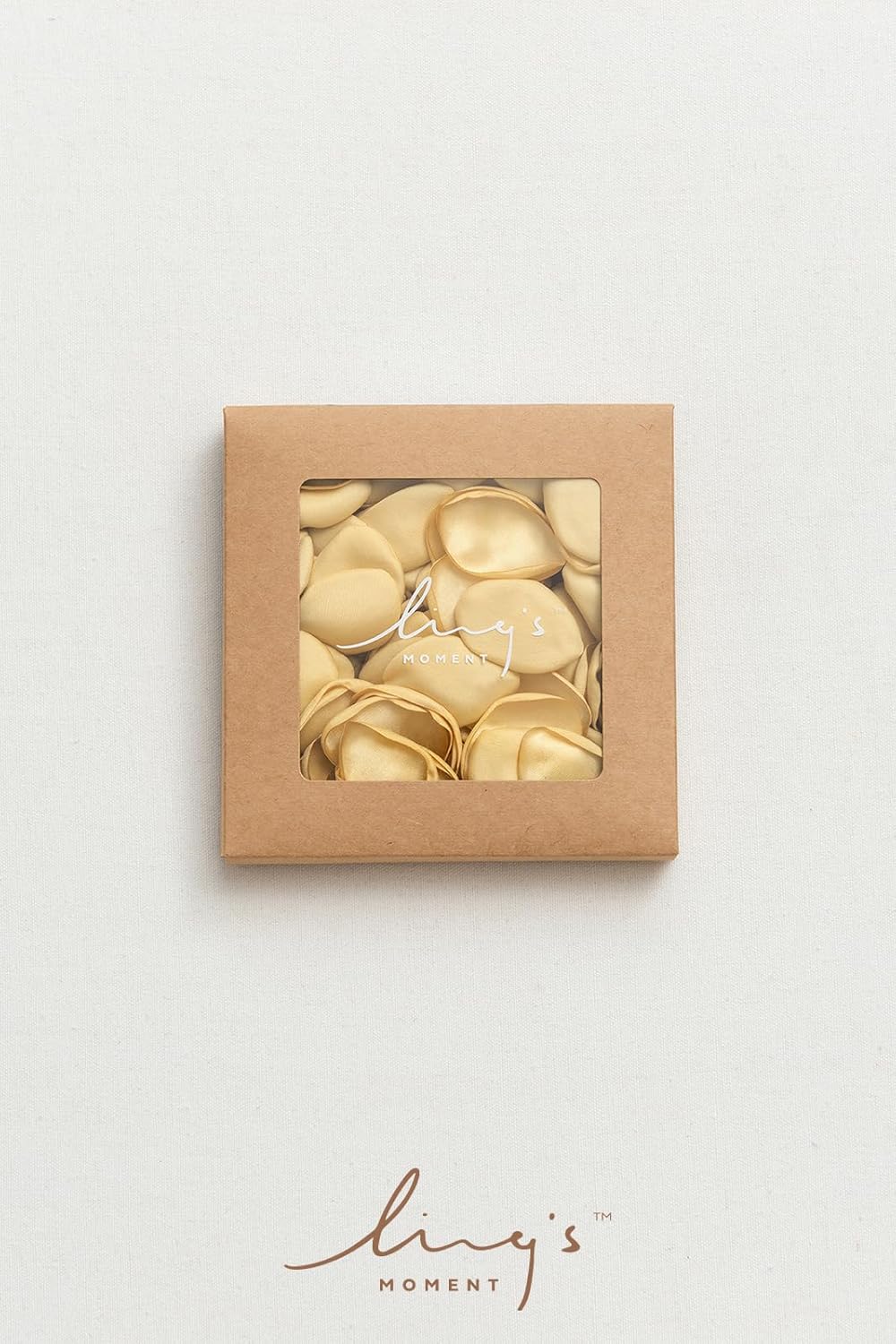 Ling's Moment Rose Petals, Silk Flower Petals for Wedding/Aisle/Flower Girl Baskets/Table Centerpiece Décor,etc.Gold 200pcs