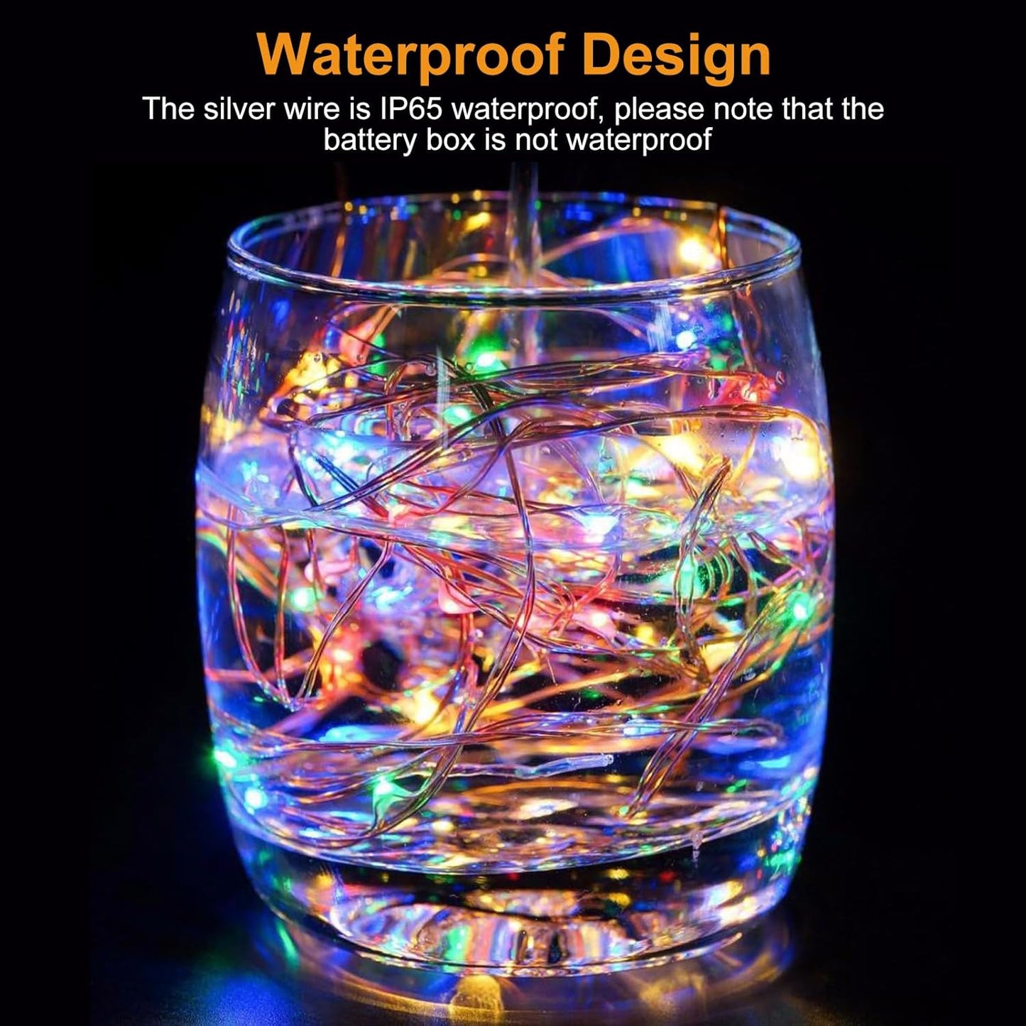 btfarm 30 Pack Fairy Lights Battery Operated [3 Modes], 7ft 20 Led Twinkle Lights String Lights Waterproof Bulk Small Mini Silver Wire for Christmas Mason Jars Wedding Table Centerpiece