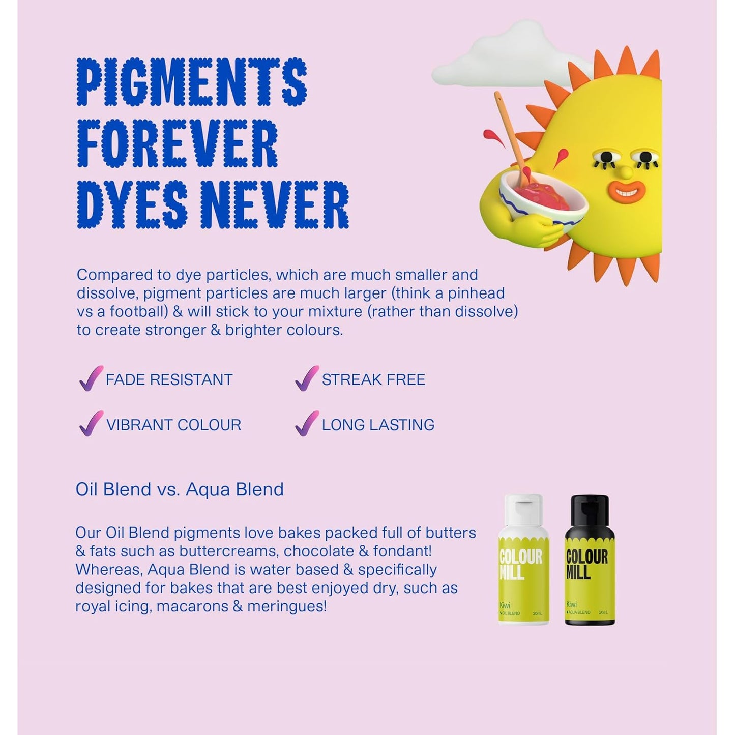 Colour Mill Aqua Blend Water-Based Food Coloring, 20 Milliliters Melon