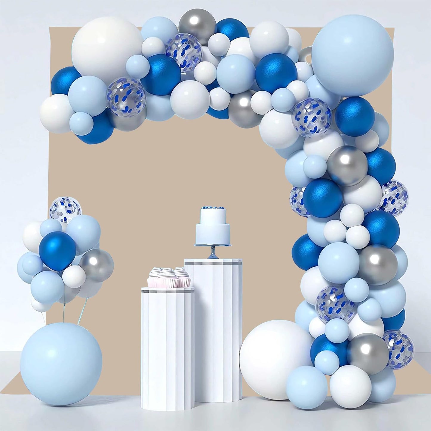 Beige Photo Backdrop,Photo Booth Portrait Photography Backdrops,Studio Beige Backdrop for Photoshoot Streaming Video Shooting 8FTx10FT