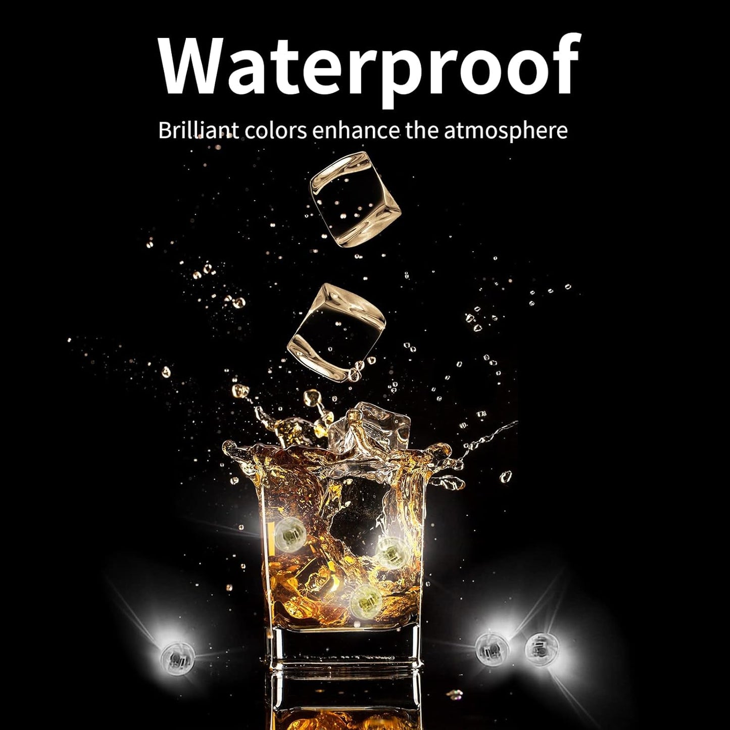 Aogist 50pcs Blue Balloon Lights,Long Standby Time Waterproof Mini Light,Battery Powered,Round LED Ball Lamp for Latex Balloon Paper Lantern Party Wedding Festival Christmas Halloween Decorative