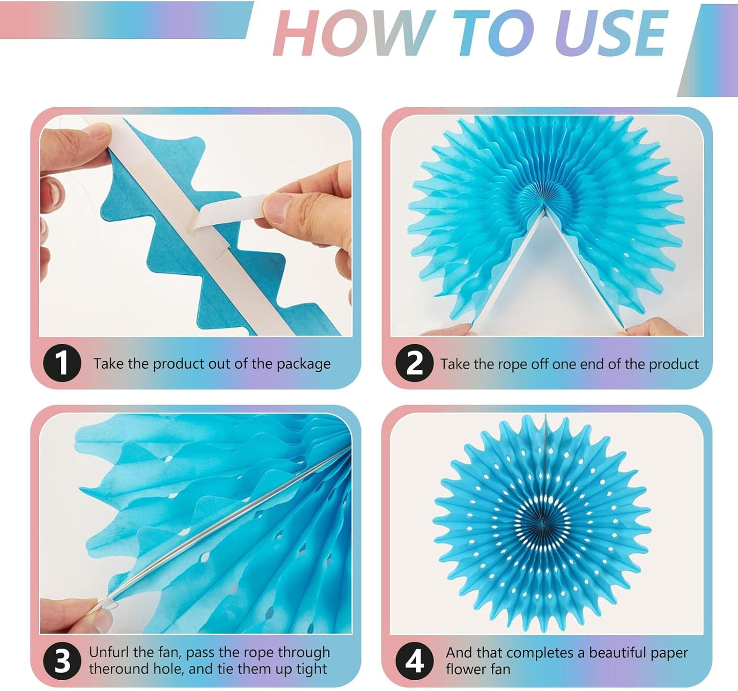 18 Pcs Mardi Gras Hanging Honeycomb Paper Fans, Round Paper Fan Decorations for Weddings, Birthdays, Bachelorette, Photo Booth Backdrops, Baby Shower, Anniversary Events Party Supplies