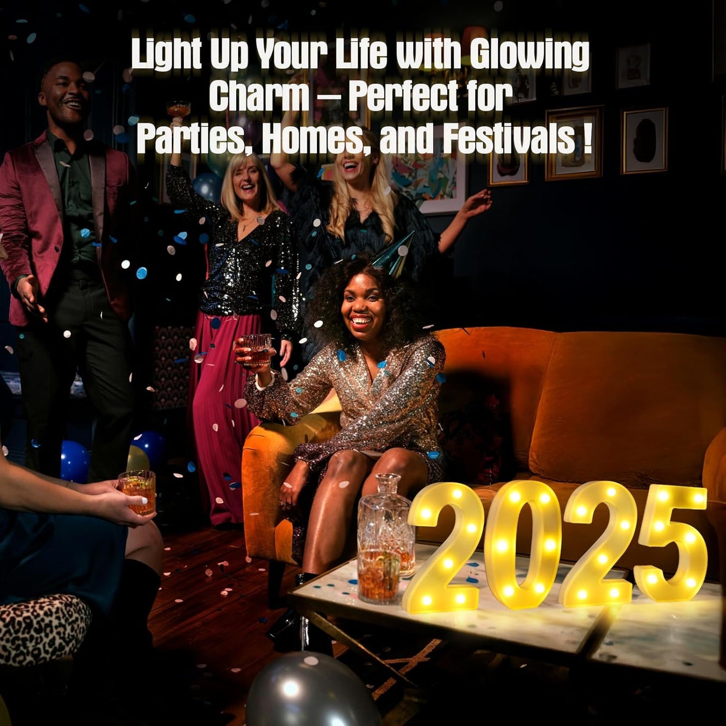 6th Birthday Decorations for Girls and Boys,6 Year Old Birthday Decorations for Centerpieces Table,Light Up Numbers 6 Sign Led for Party Backdrop Wall Decor for Wedding Anniversary Home