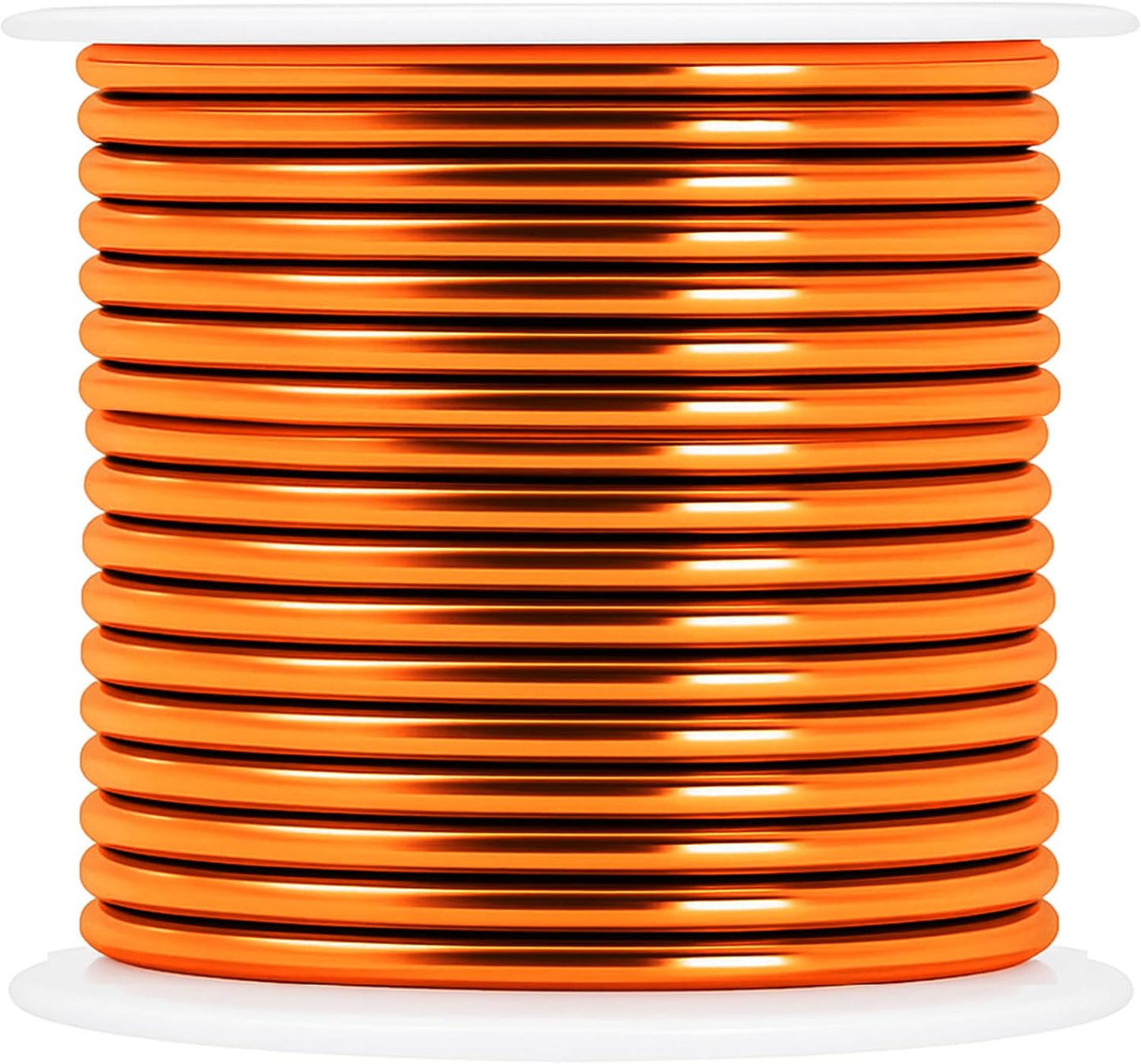 Mandala Crafts 14 Gauge Anodized Aluminum Craft Wire for Jewelry Making – 330 FT Colored Flexible Silver Copper Purple Gold Brown Red Wire - Bendable for Bonsai Armature Crafting Sculpting