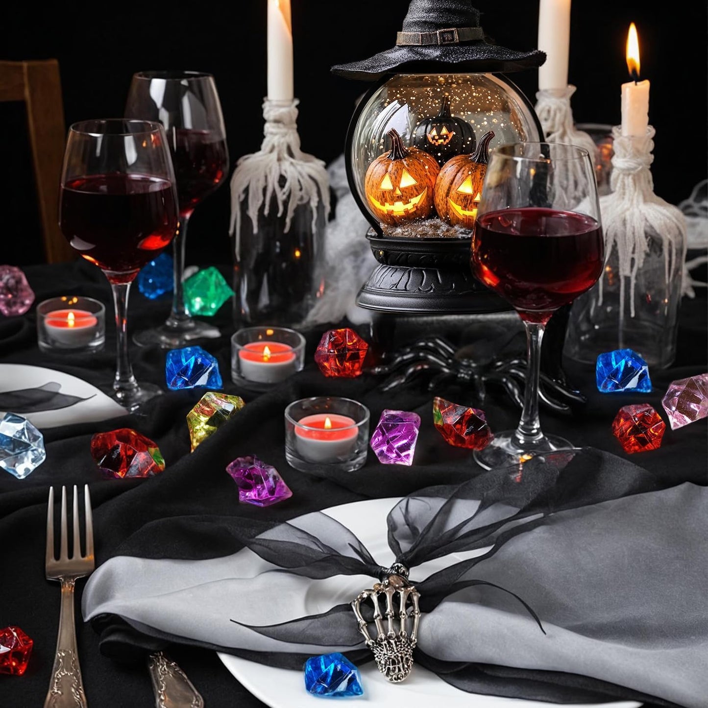 Acrylic Crushed Ice Rocks, Babenest 150 PCS Fake Crystals Plastic Ice Cubes Diamonds Gems for Vase Fillers, Home Decoration, Table Scatter, Event, Wedding, Arts & Crafts (Multicolor)