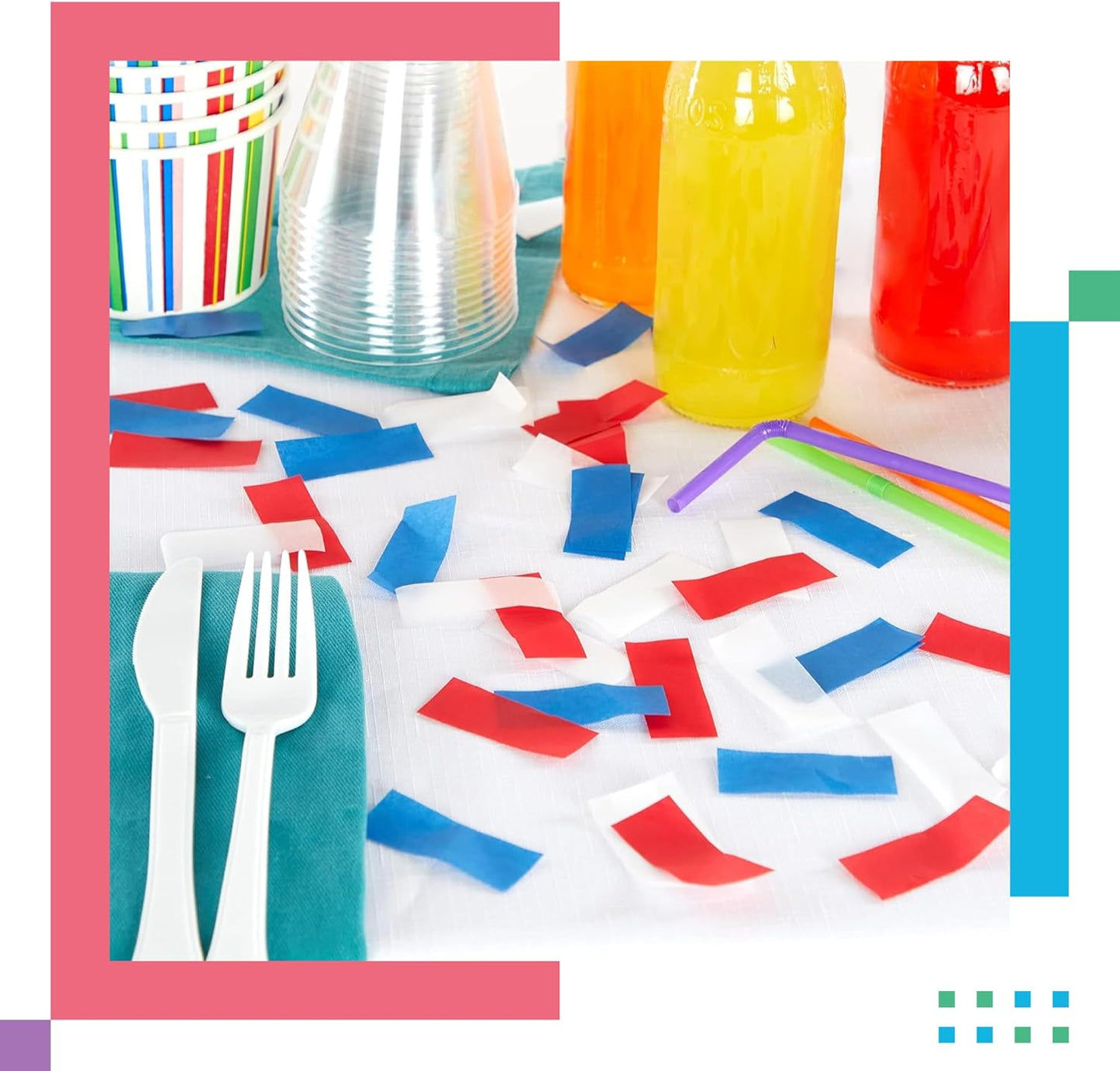 Brown Biodegradable Confetti - Rectangular Fluttering Tissue Paper Confetti for Cannon and Launcher use – Mother’s Day Confeti, Wedding, Parties and Live Events - 1 lb, 16 oz