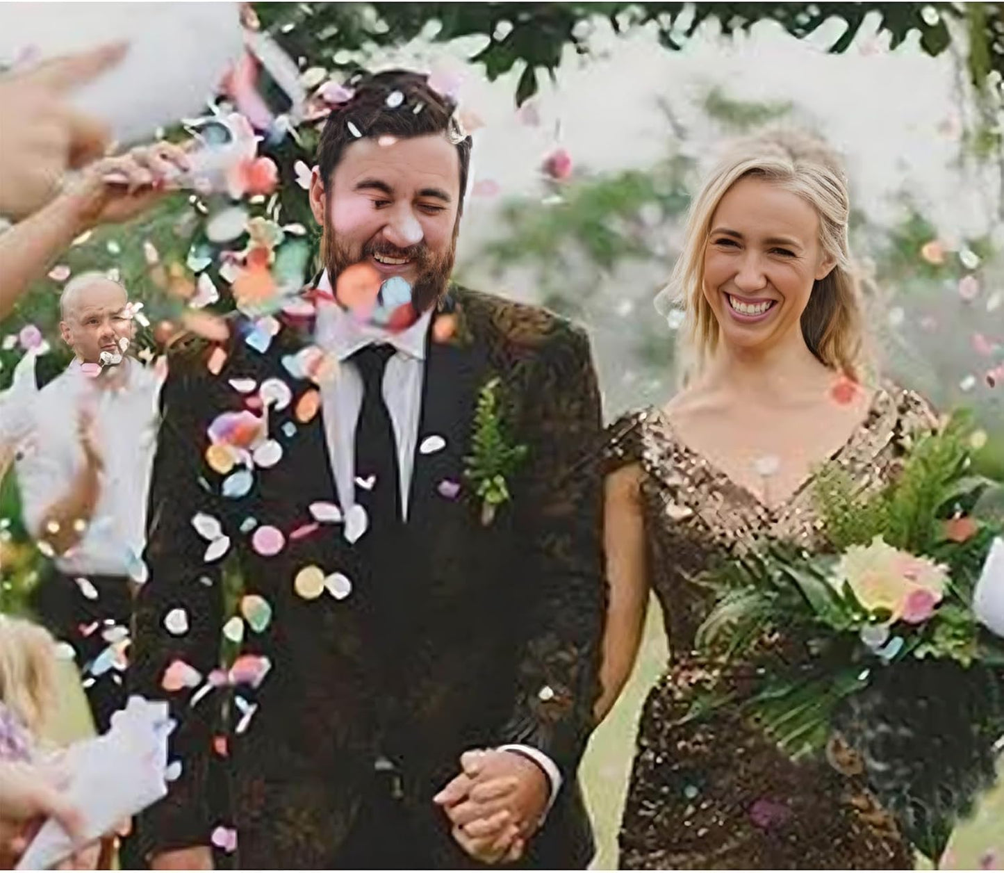 Multi Color Round Foil Confetti Beautiful Rainbow Metallic Table Confetti Glitter for Fill Balloons, Wedding,Birthday,Party,Festival Decoration(8000PCS)