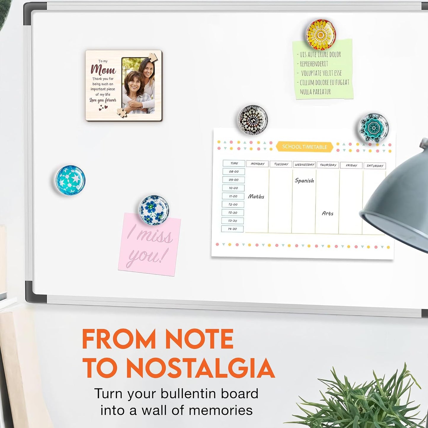 Magnetic Picture Frames - TO MY MOM LOVE YOU FOREVER - Christmas Gift Birthday Gift for Mom - Unique Magnet Photo Frame For Women - Magnetic Frames for Refrigerator, Locker & More