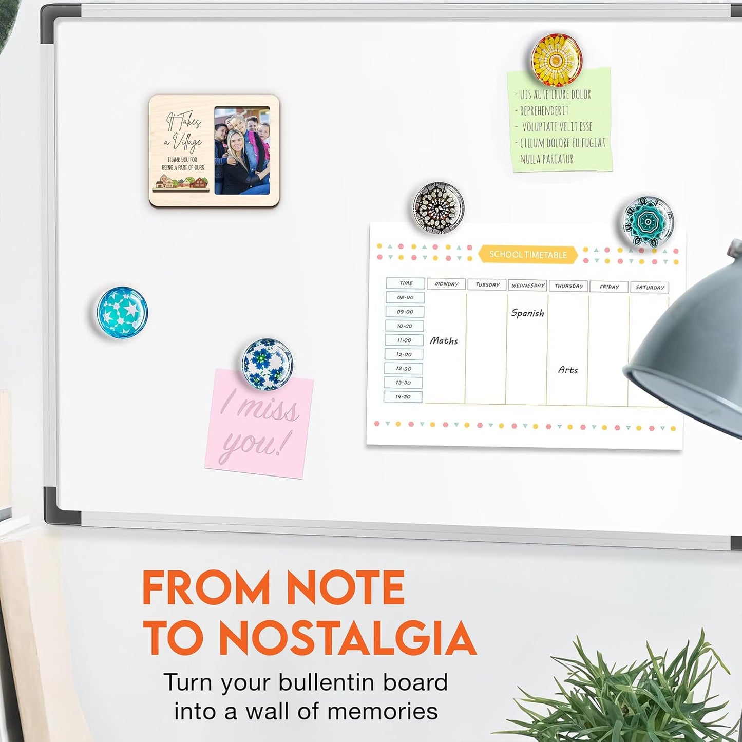 Magnetic Picture Frames - THANK YOU FOR BEING A PART OF OURS - Thank You Gift - Appreciation Decor - Encouragement Gifts for Women, Men - Magnetic Frames for Refrigerator, Locker & More