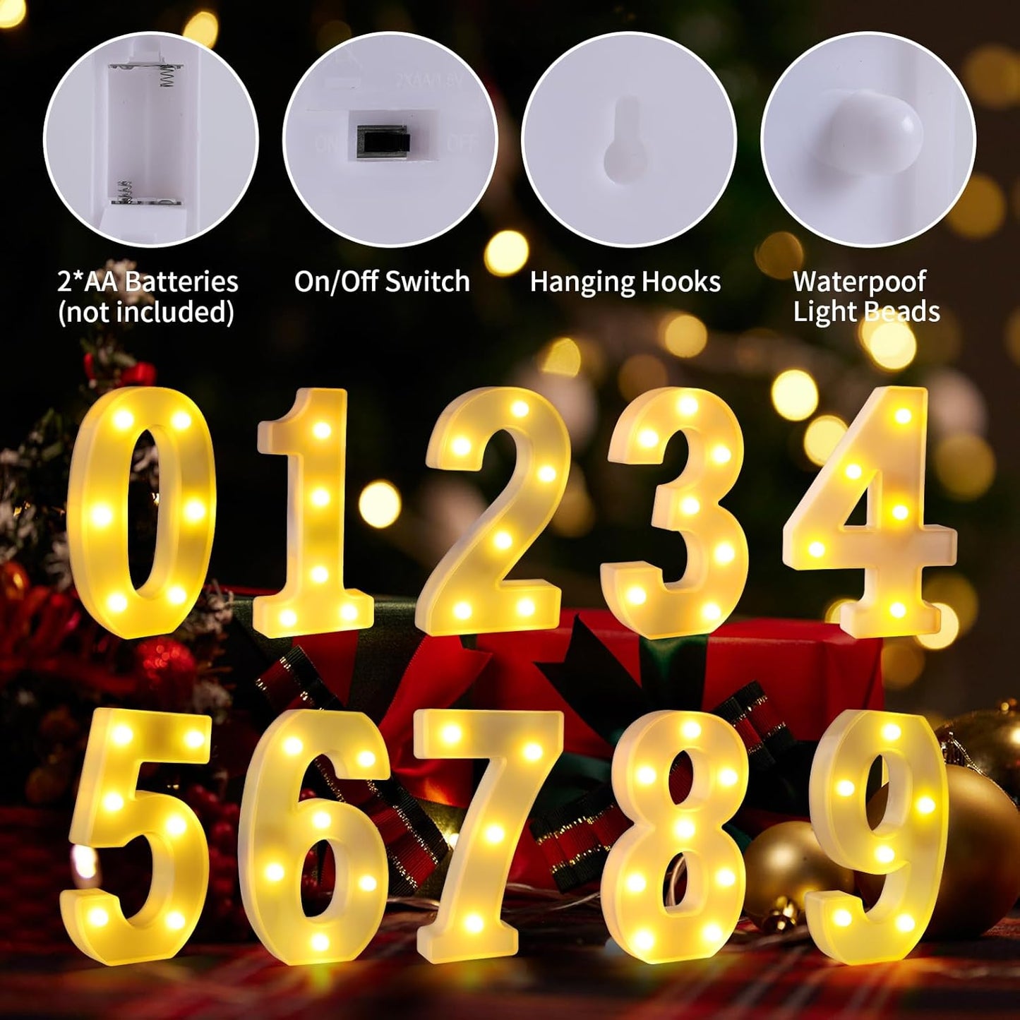 5th Birthday Decorations for Girls and Boys,5 Year Old Birthday Decorations for Centerpieces Table,Light Up Numbers 5 Sign Led for Party Backdrop Wall Decor for Wedding Anniversary Home