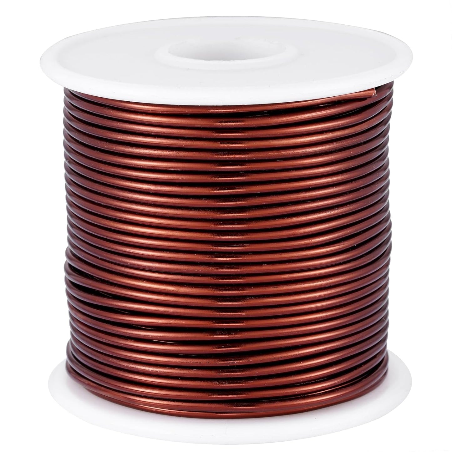 12 Gauge Brown Aluminum Craft Wire (105FT) - Anodized for Jewelry Making, Beading Floral, Plant Gardening, Sculpting & Modeling Craft Wire (Brown #15, 2mm)