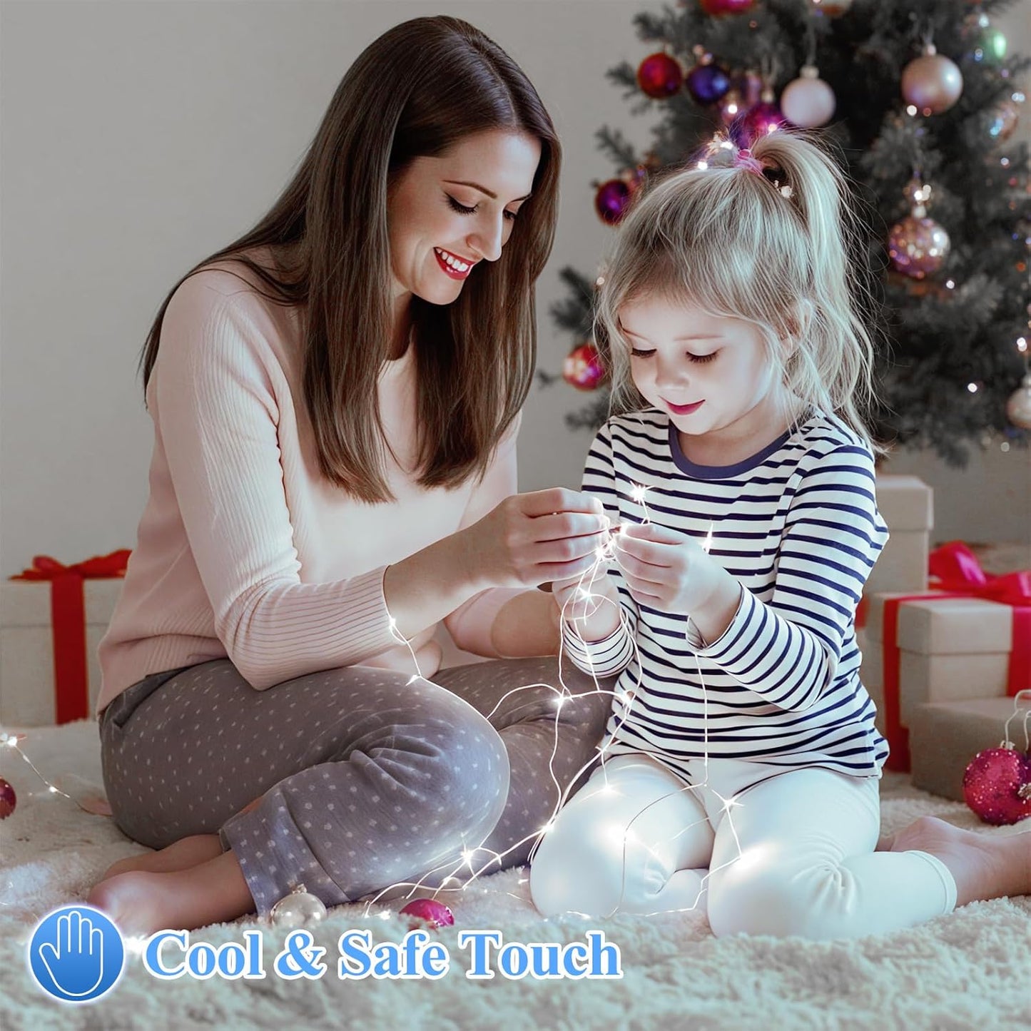 Lakumu 6 Pack Fairy Lights Battery Operated String Lights -7FT 20LED Fairy Lights Silver Wire Firefly Starry Lights for DIY Christmas Decorations Mason Jar Wedding Centerpiece Table Decor, Cool White