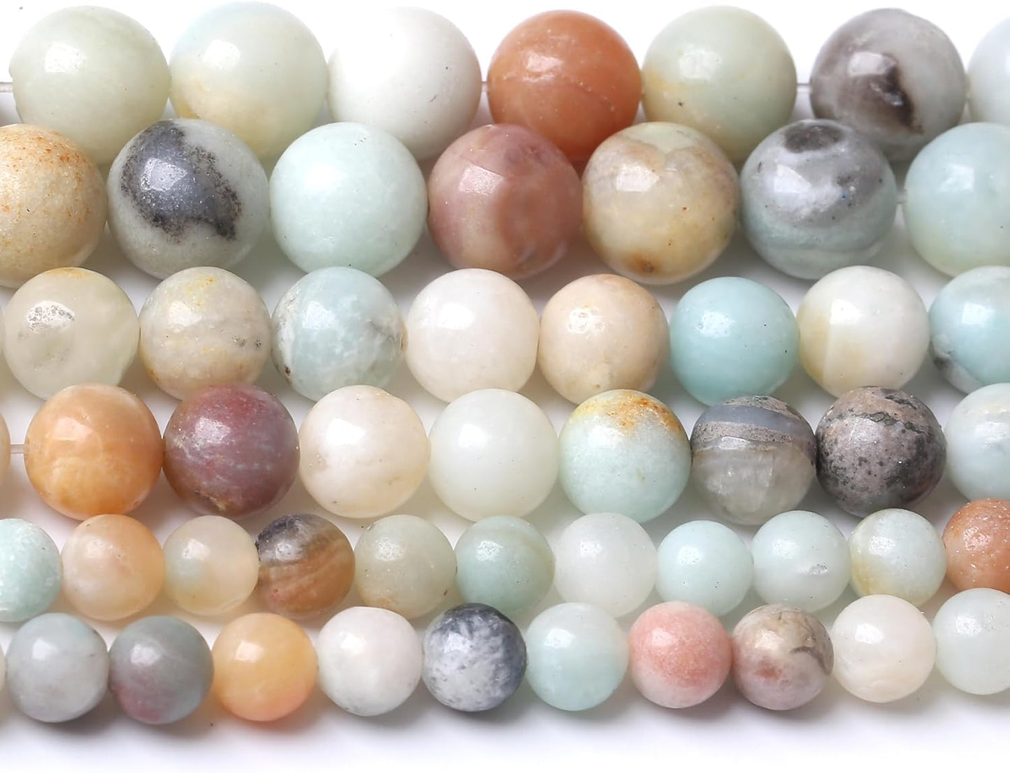 Fancy Stone Beads for Jewelry Making DIY Craft Gemstone Beads Kit (12mm, 30pcs) Smooth Healing Crystal Beads for Bracelets, Necklaces, Home Decor