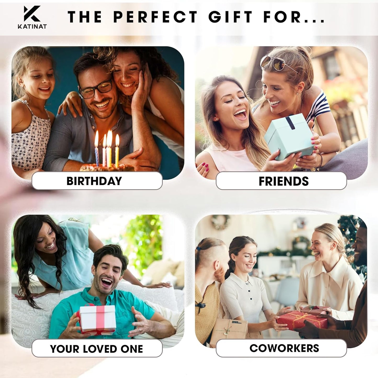 Positive Latte Affirmation Jar – 60pcs Cute Emotional Support Lattes – Coffee Gifts for Women, Men– Birthday Gift, White Elephant Gift for Coworker, Boss, Nurse, Teacher, Teens, Back to School Gifts