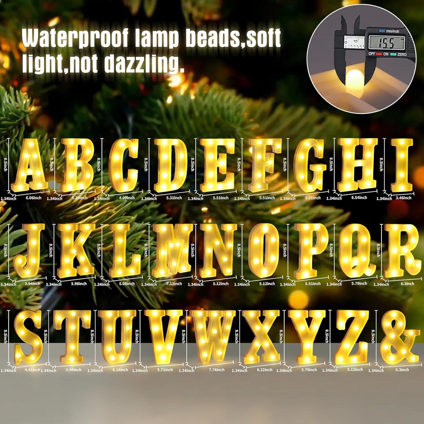 Light Up Letters O,LED Sign Marquee Letters 26 Alphabet for Party Birthday Name,Wedding,Christmas Decorations,Personalized Name Sign Letter for Centerpieces Table and Wall Decor