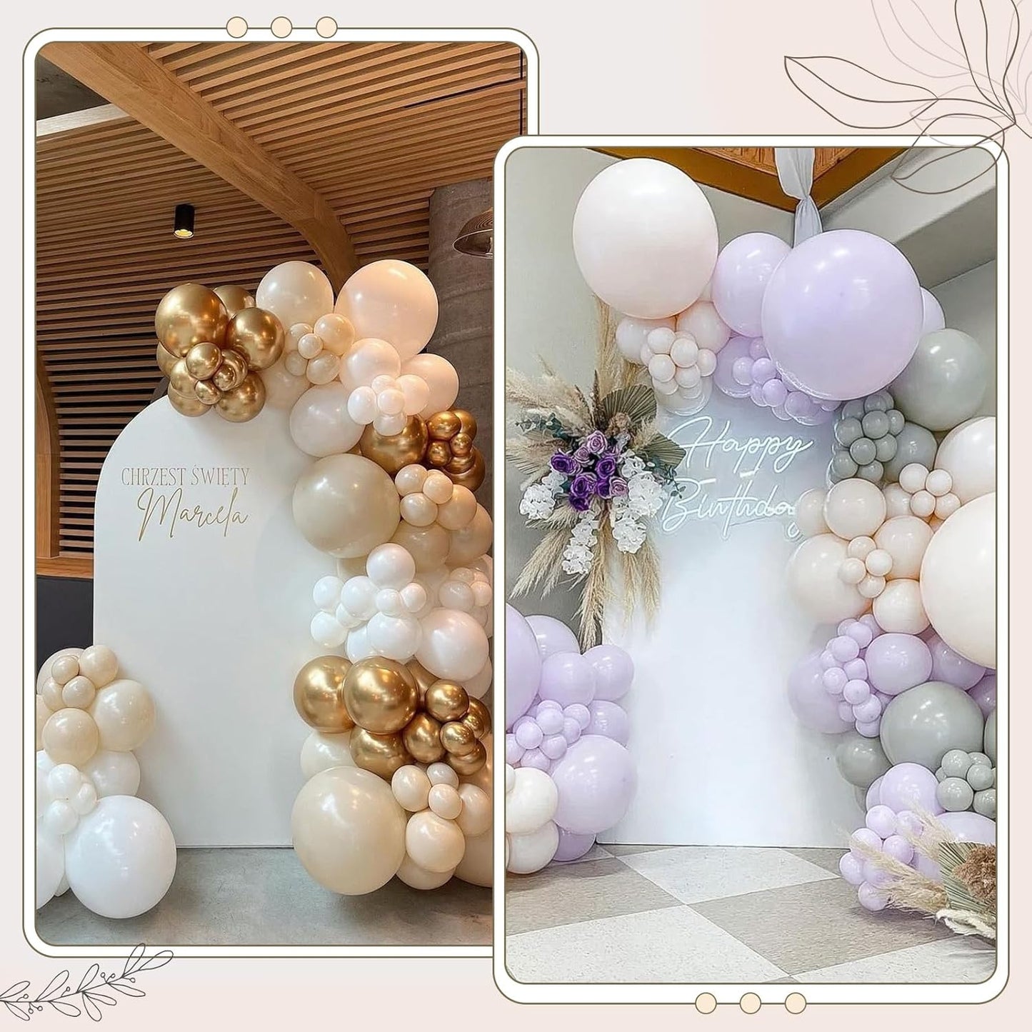 Ledido Wedding Arch Backdrop Cover 6FT 7.2FT Arch Covers 2Set Fitted Stretchy Spandex Round Top Stand Backdrop Cover for Wedding Banquet Ceremony Birthday Party Baby Shower Event Decoration,White