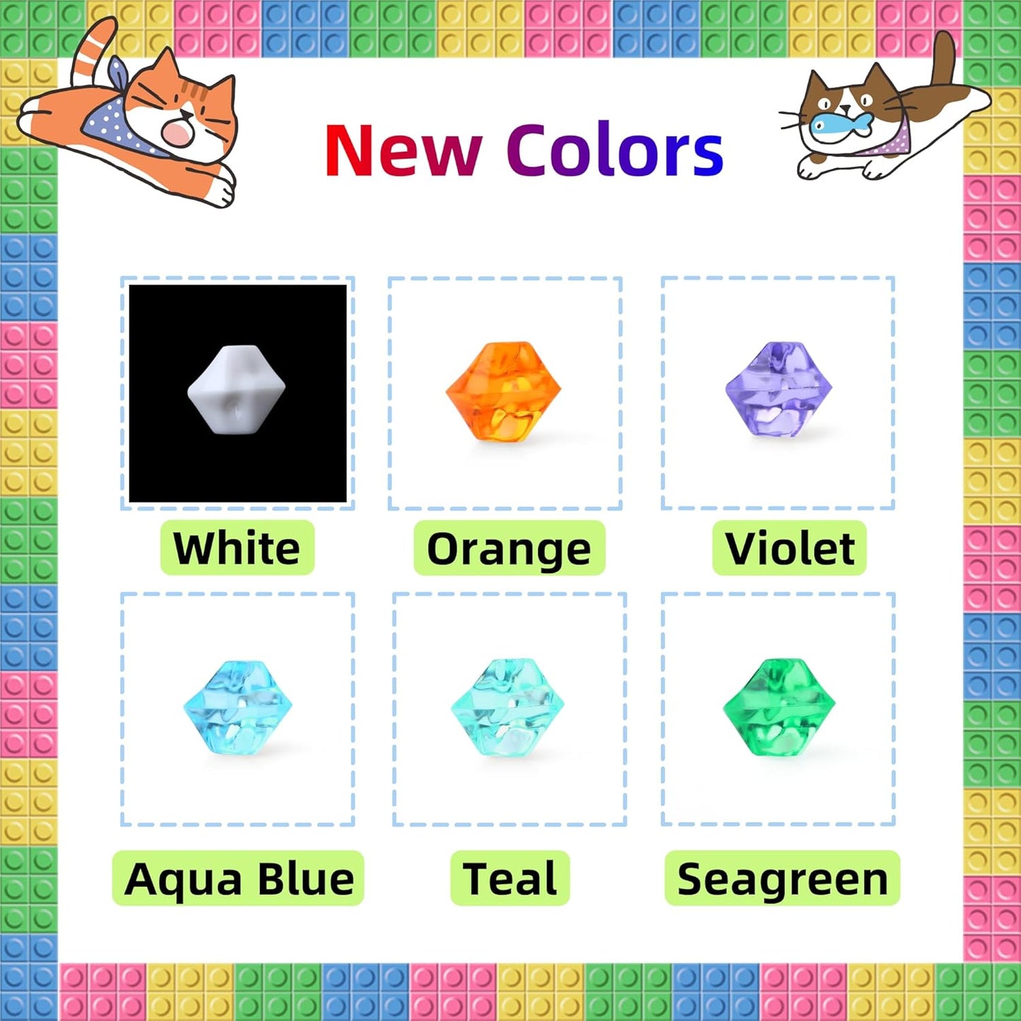 YATOJUZI 500pcs Fake Ice Cubes White Acrylic Crushed Rocks Vase Fillers Plastic Diamonds Gems for DIY Party Wedding Centerpiece Table Scatter Prop Display 0.5" (Only White)