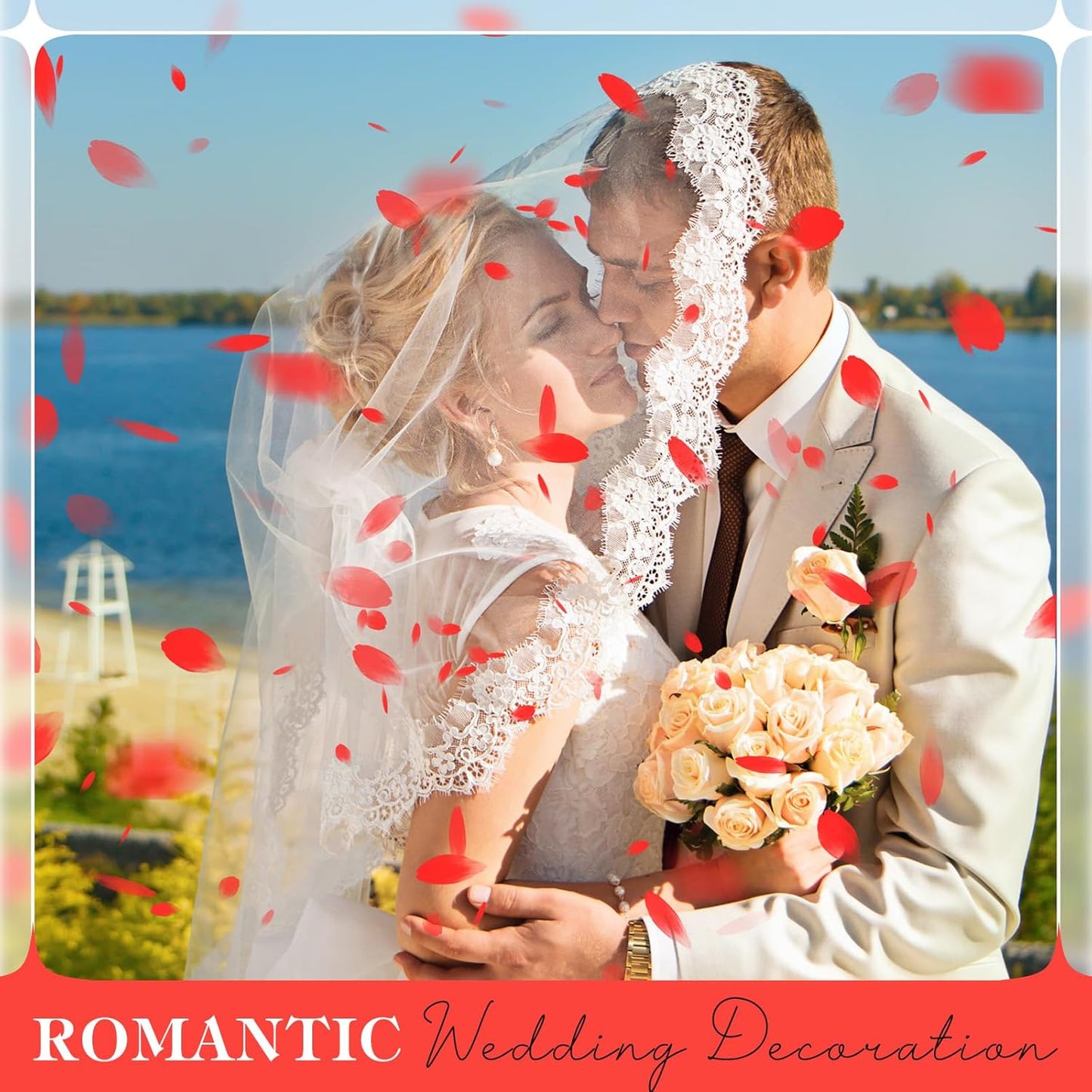 230 PCS Red Dired Rose Petals 2.1oz/60g Natural Real Rose Flower Petals for Wedding Aisle, Flower Girl Basket, Will You Marry Me, Valentines Day, Romantic Night, Proposal, Anniversary, Special Night