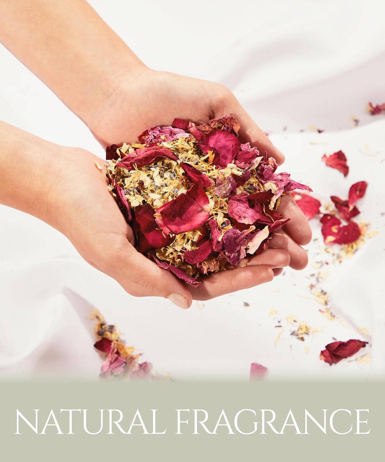 Flora & Bloom Biodegradable Confetti For 28 Guests | Dried Flowers (180g, 0.4lbs) | Wedding Confetti | Jasmine, Lavender & Rose Petals | Wedding Decorations