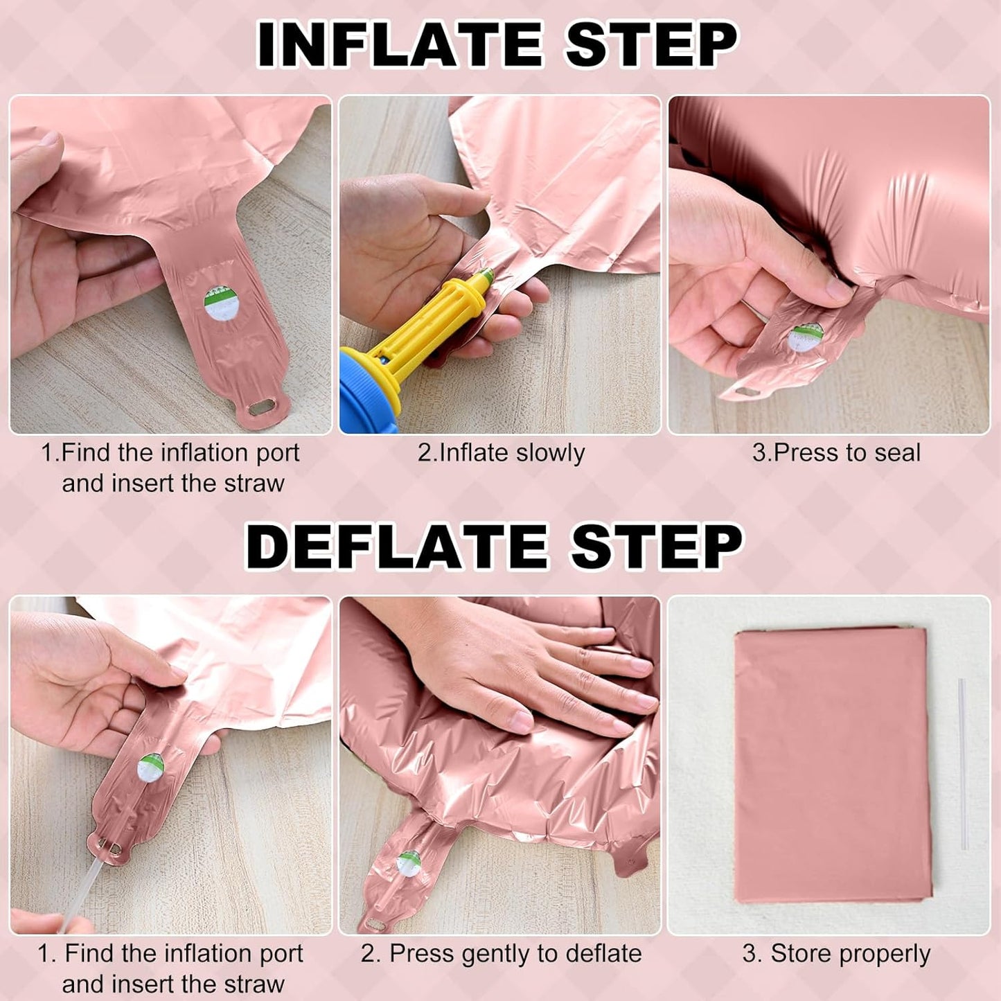 Happy Birthday Balloon Banner Rose Gold, 16 Inch Mylar Letters Rose Gold Heart Foil Balloons Dusty Blush Pink Nude Metallic Ivory Balloons Boho Neutral Birthday Decorations for Girls Women