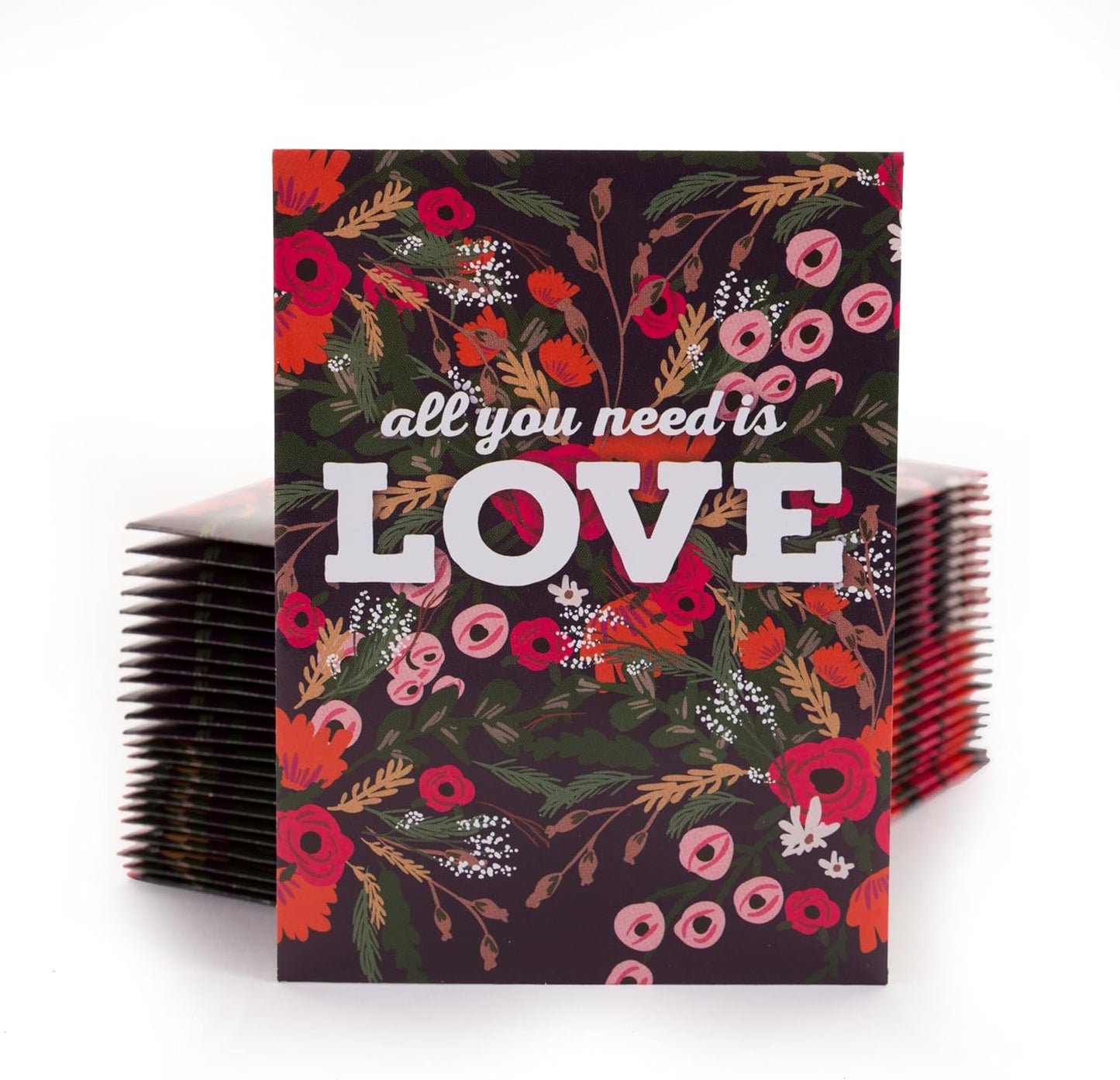 All You Need is Love Bouquet 25 Wildflower Packets for Planting, Perfect Valentines Gift, Garden Seeds to Grow Live Plants, Flowers - Bentley Seed Co.