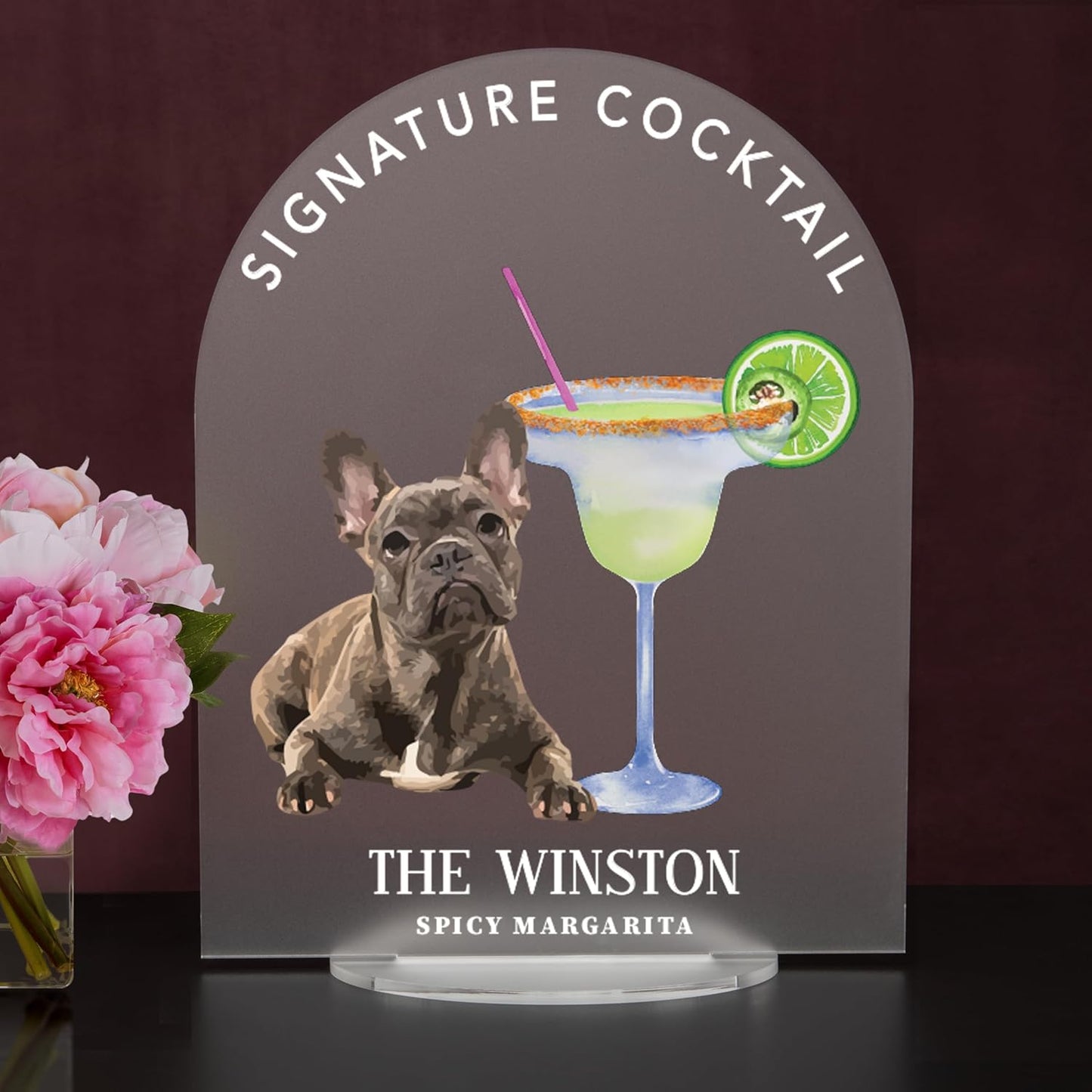Pet Signature Drink Wedding Signs